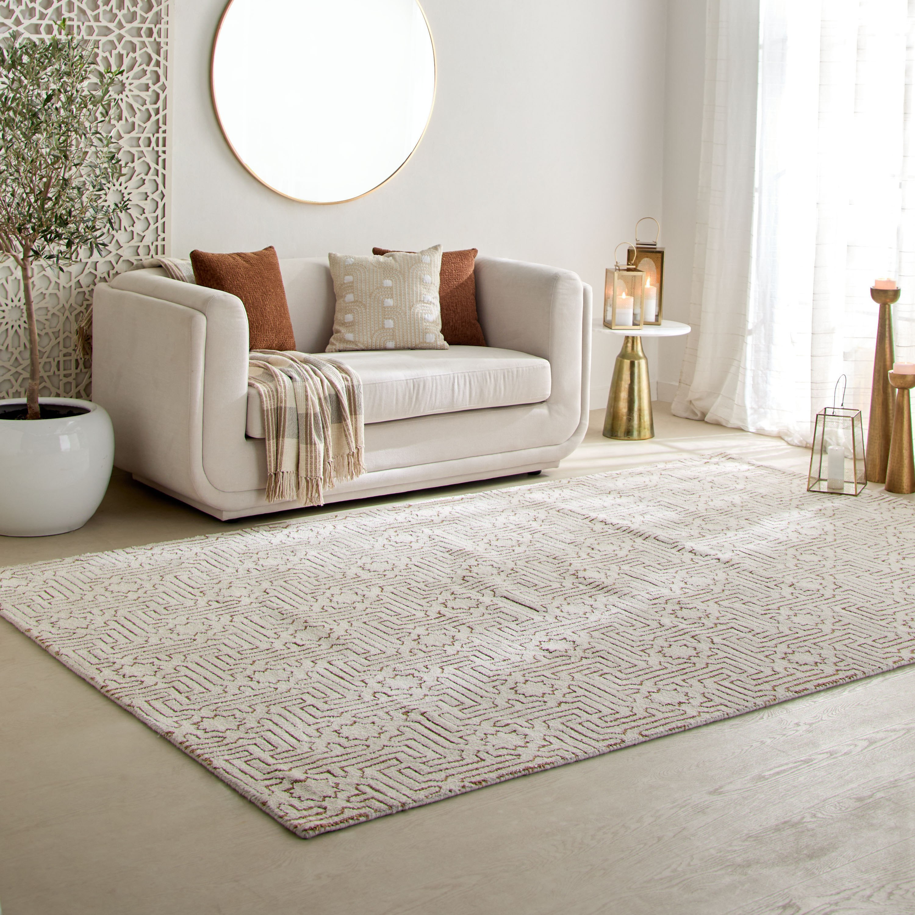 سجادة محبوكة مايكروفايبر ميراج من سكايلاين - 200x300 سم-hbxdecorandfurnishings-floorcoverings-rugs-image-5