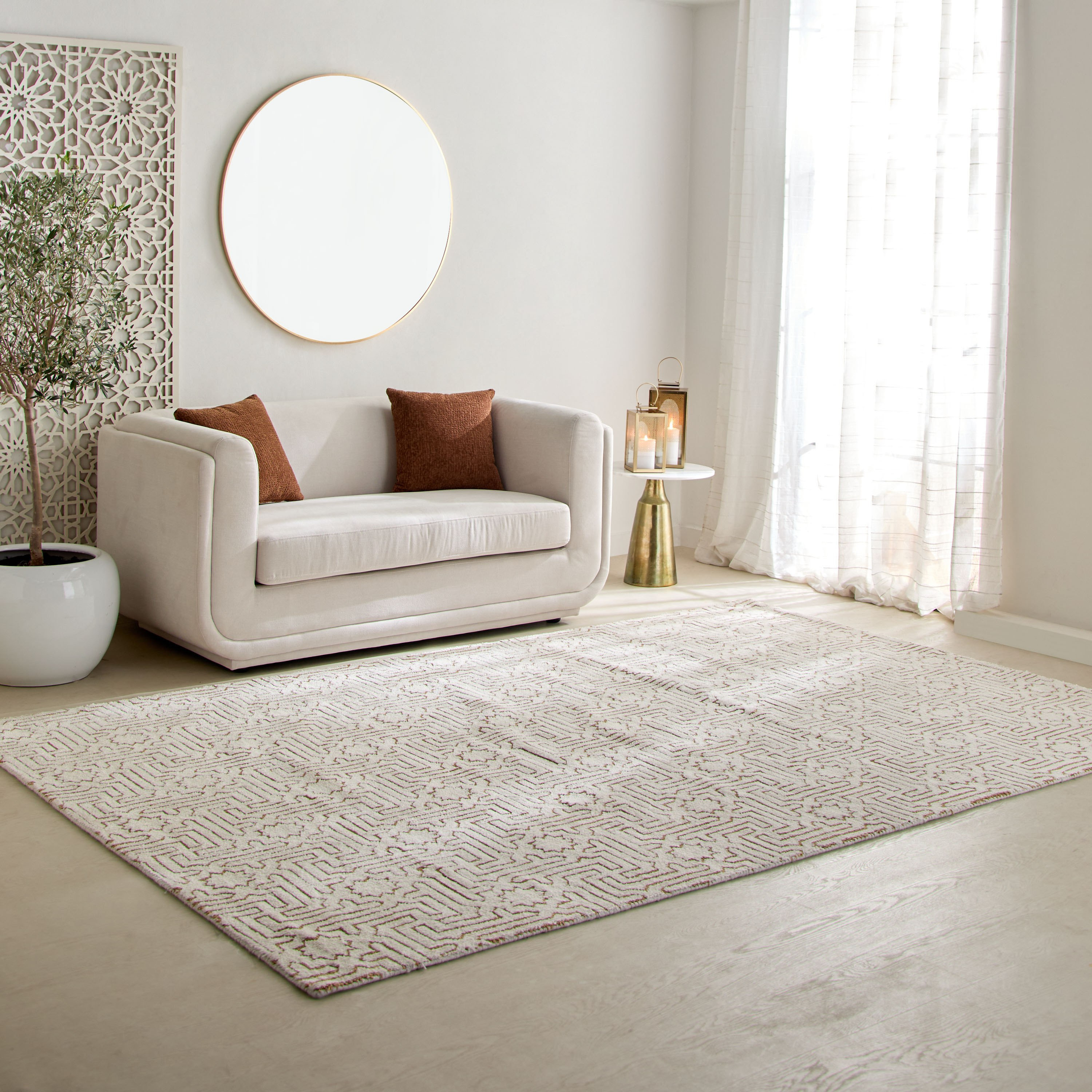 سجادة محبوكة مايكروفايبر ميراج من سكايلاين - 240x350 سم-hbxdecorandfurnishings-floorcoverings-rugs-image-1