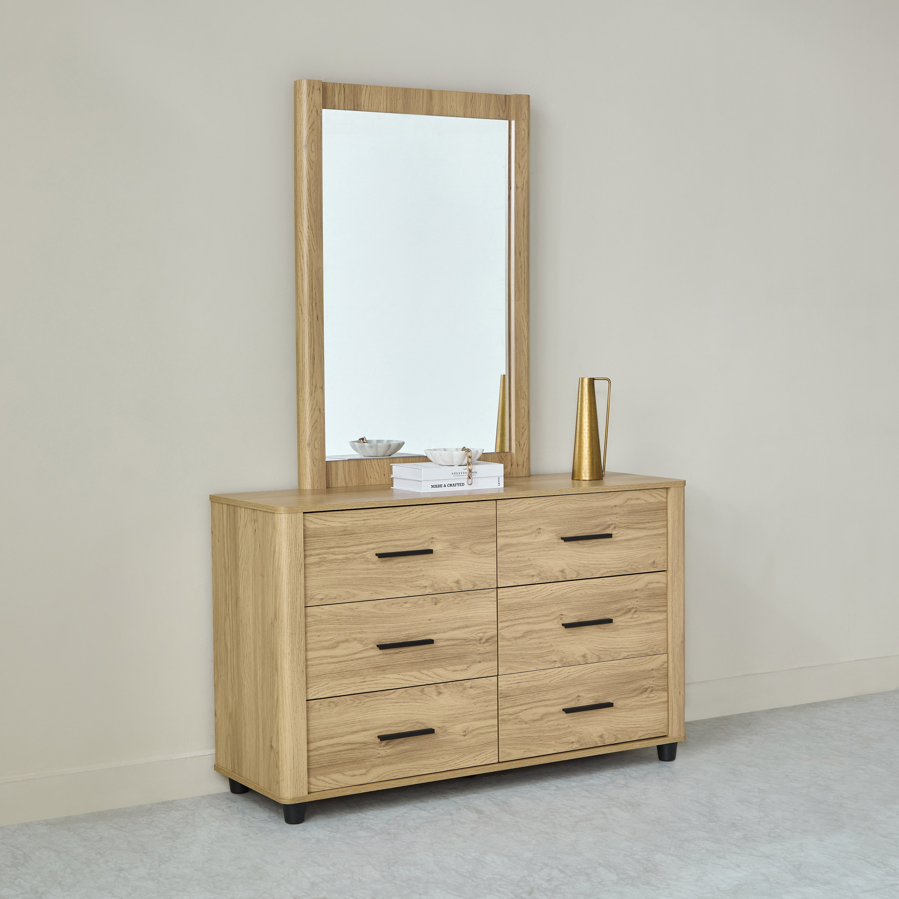 طاولة تزيين ومرآة أوكلاند من بولتون-hbxfurniture-bedroom-dressersandmirrors-image-1