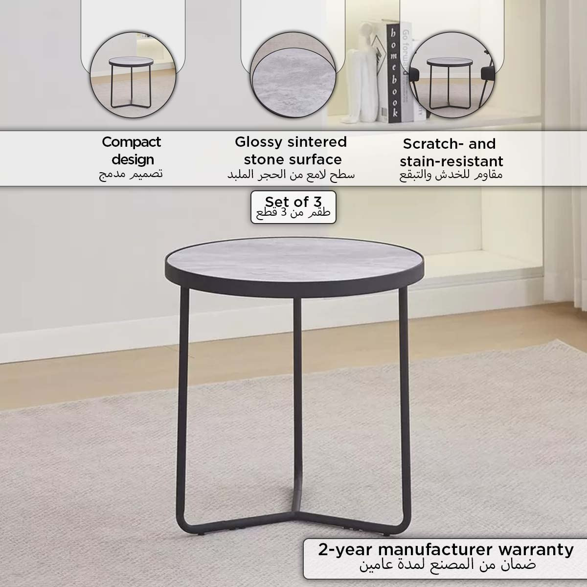 Larcy 2-Seater Tea Set-hbxfurniture-diningtablesandsets-diningsets-twoseater-image-5