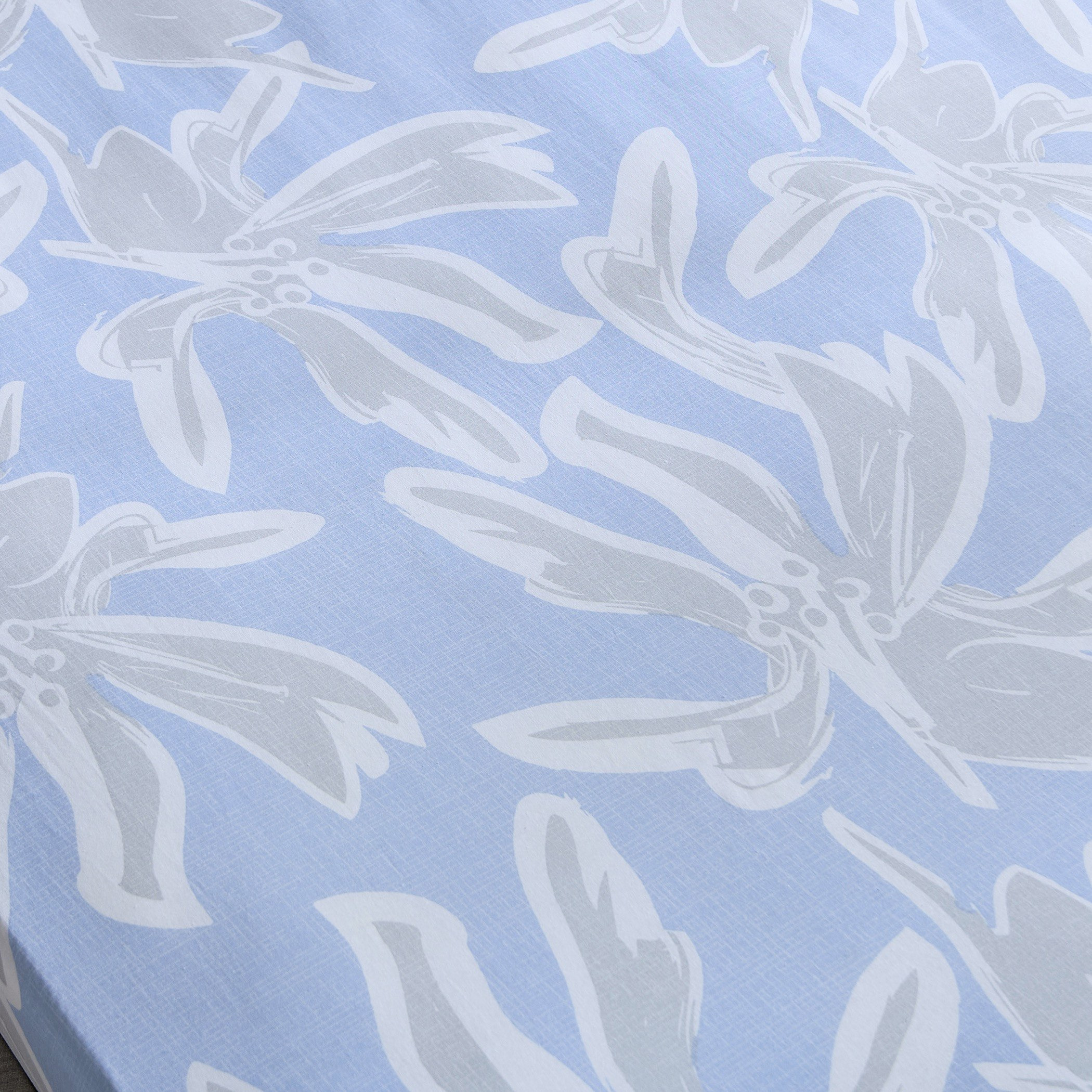 Malta Evelyn Printed Cotton Twin Fitted Sheet - 120x200+33 cm-hbxhomeware-bedding-fittedsheets-image-5
