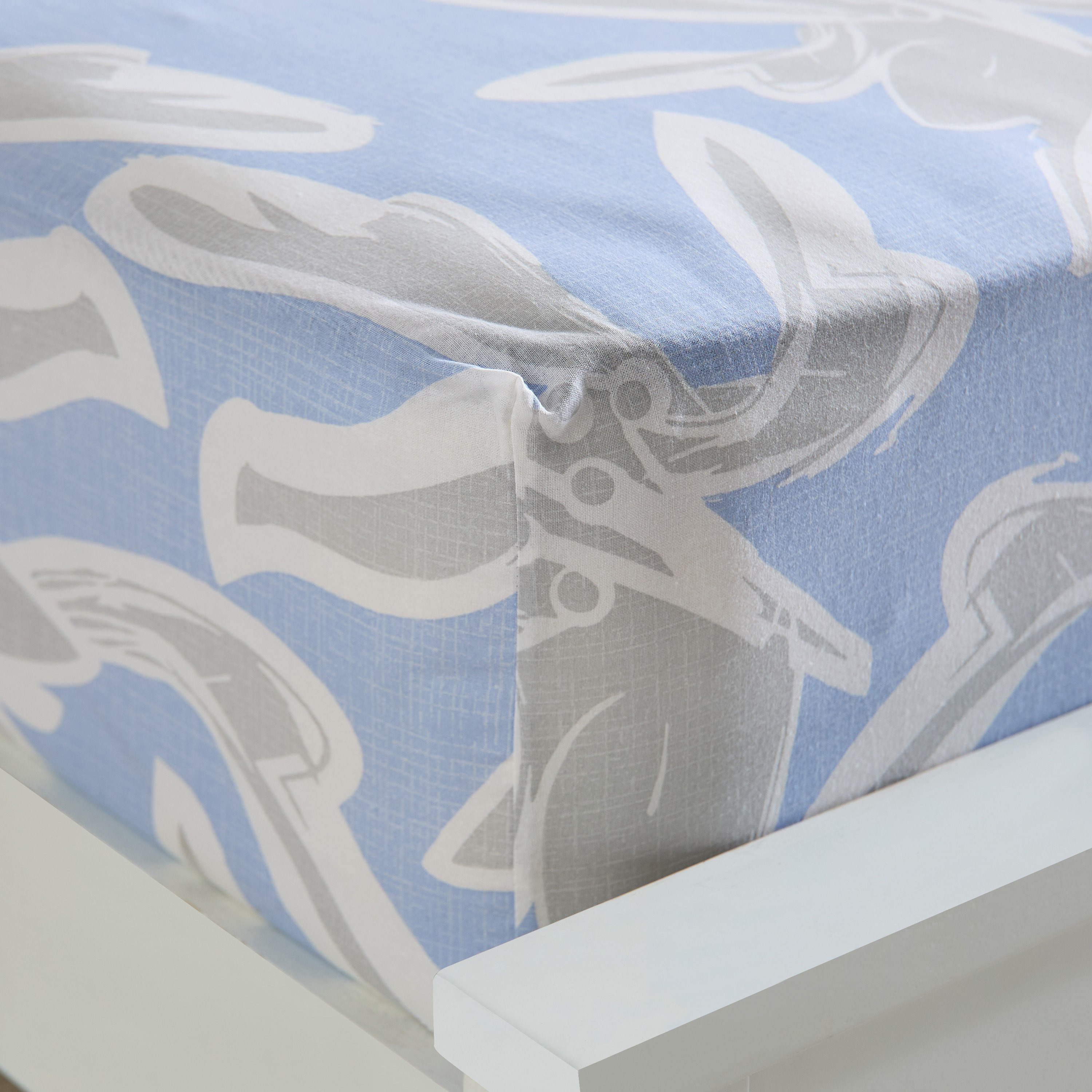 Malta-Evelyn Printed Cotton King Fitted Sheet - 180x200+33 cm-hbxhomeware-bedding-fittedsheets-image-4