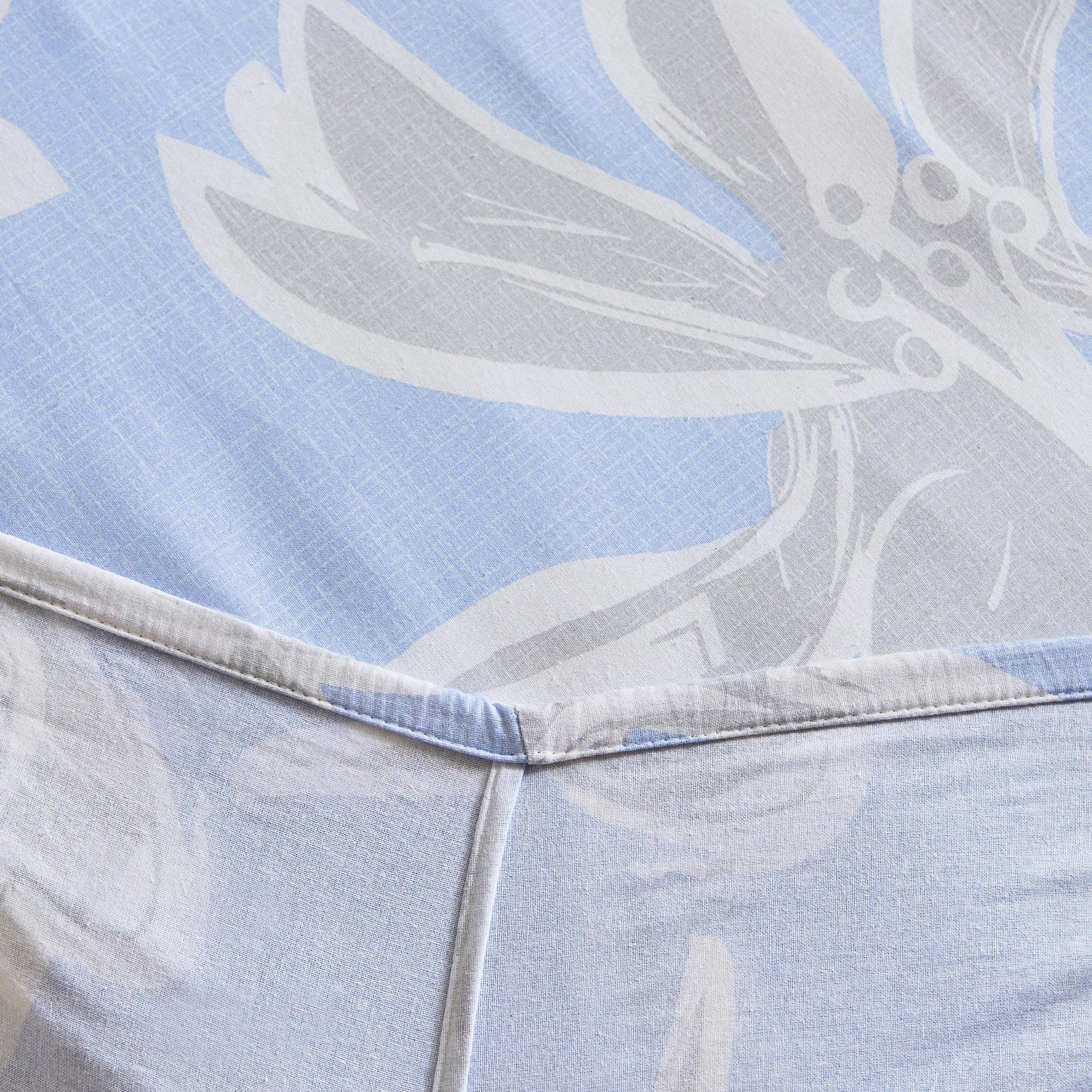 Malta Evelyn Printed Cotton Super King Fitted Sheet - 200x200+33 cm-hbxhomeware-bedding-fittedsheets-image-6
