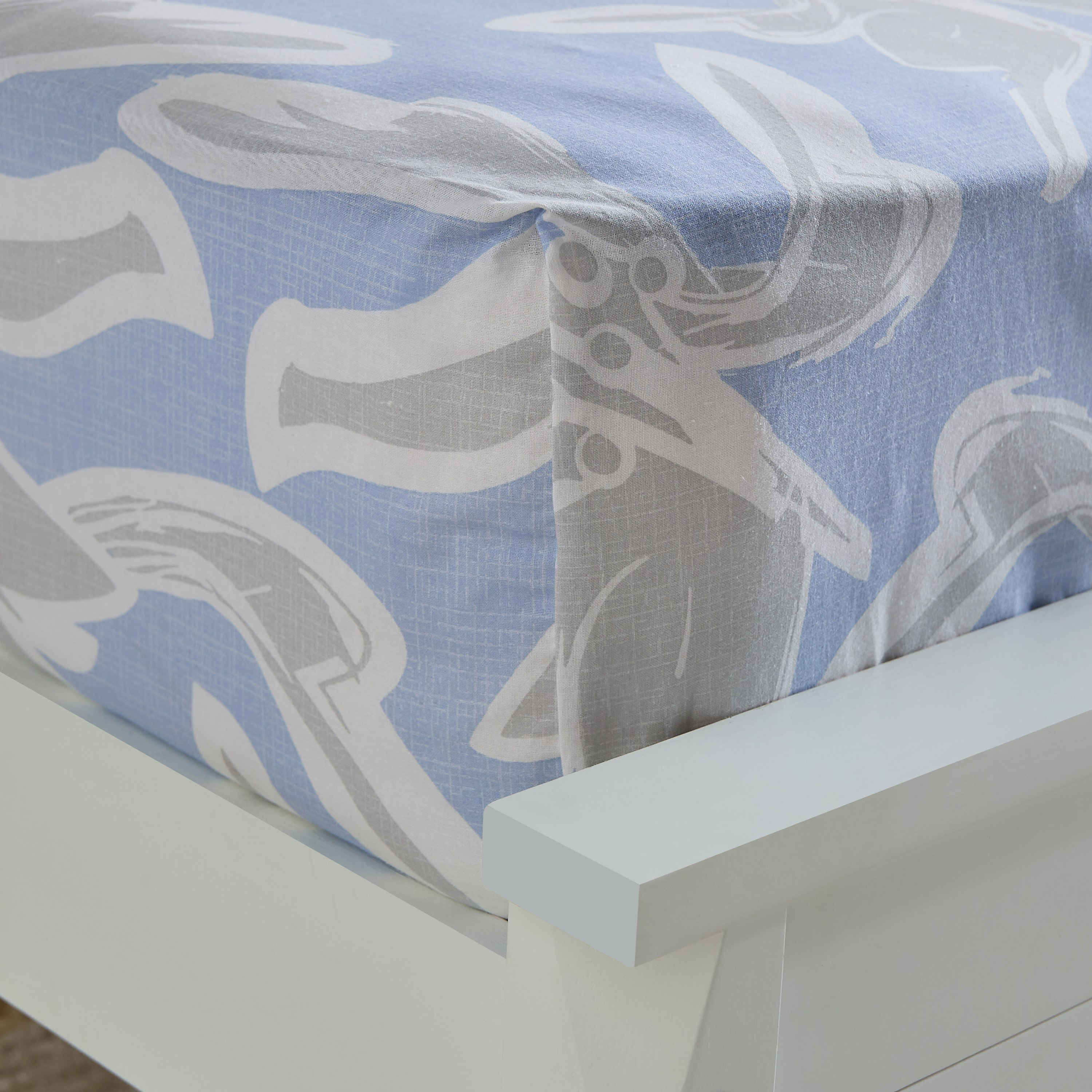 Malta-Evelyn Printed Cotton King Flat Sheet - 240x260 cm-hbxhomeware-hbxbedroom-image-4