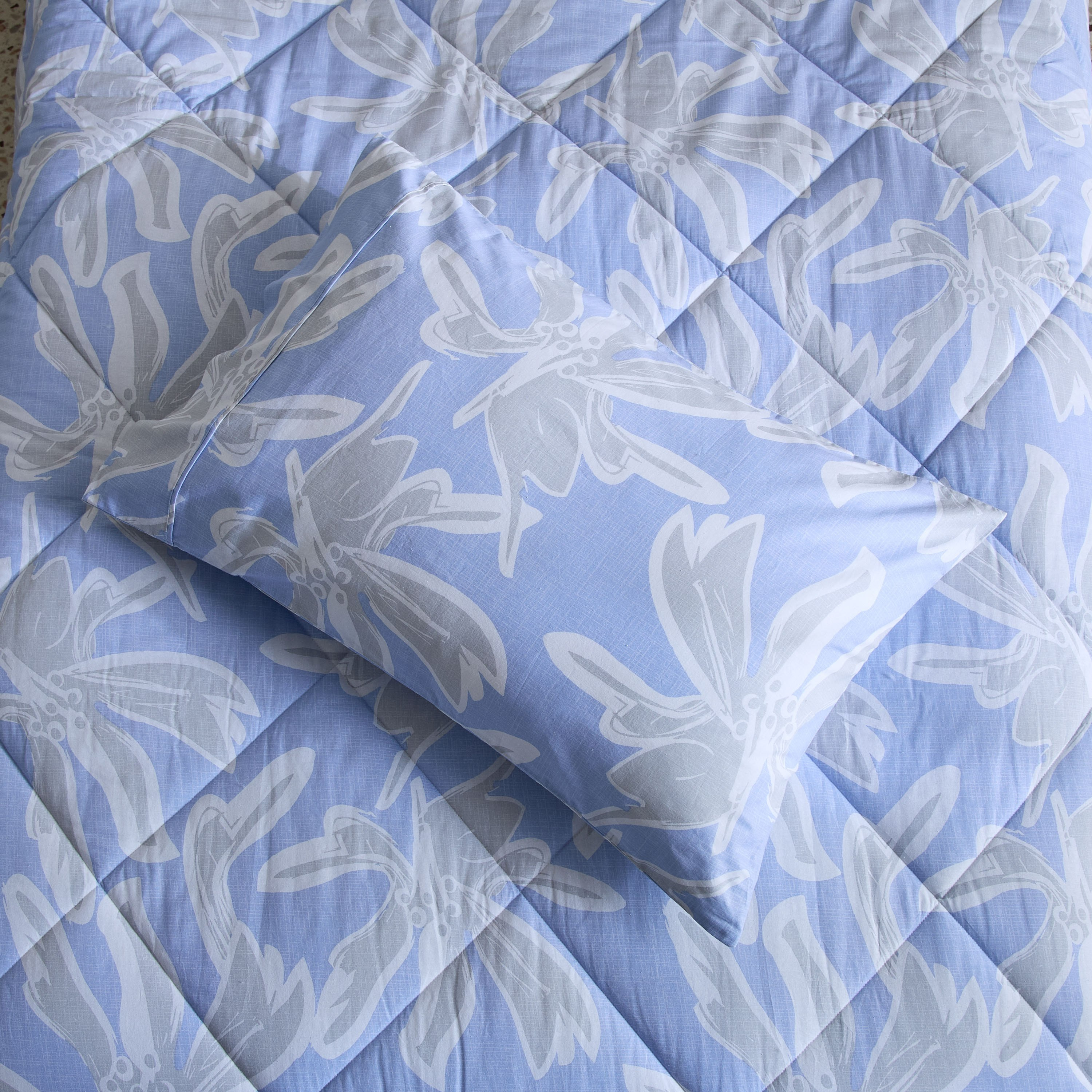 طقم لحاف فردي بطبعات قطن من قطعتين - مالطا إيفلين - 135×220 سم-hbxhomeware-hbxdecorandfurnishings-image-6