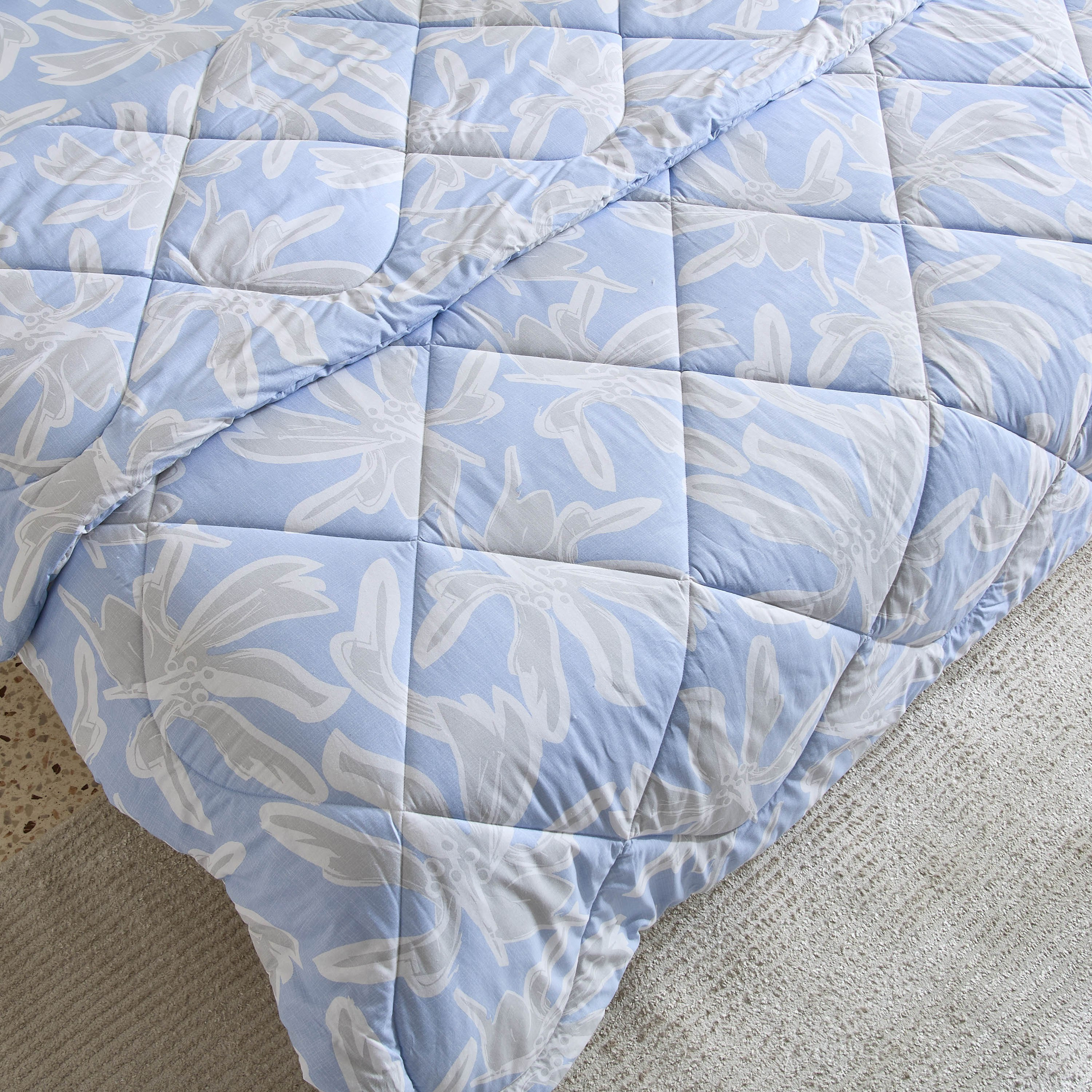 Malta Evelyn 3-Piece Printed Cotton Super King Comforter Set - 240x240 cm-hbxhomeware-hbxdecorandfurnishings-image-5