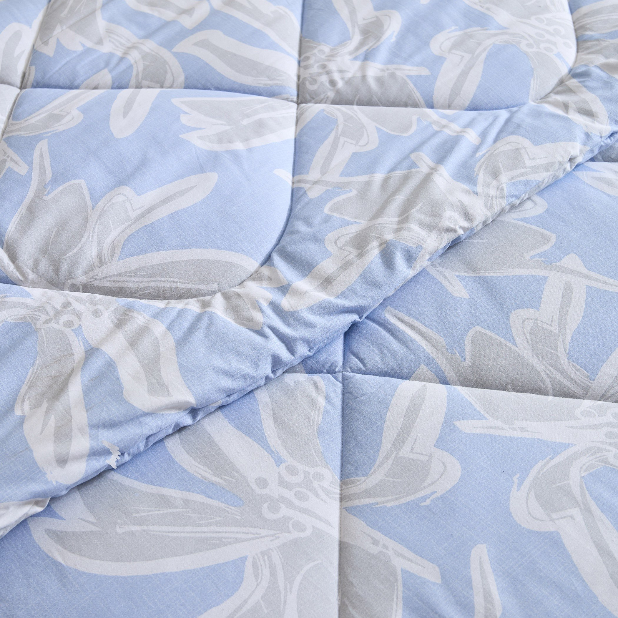 طقم غطاء لحاف قطن فردي بطبعات قطعتين إيفلين من مالتا - 135x200 سم-hbxhomeware-hbxdecorandfurnishings-image-4