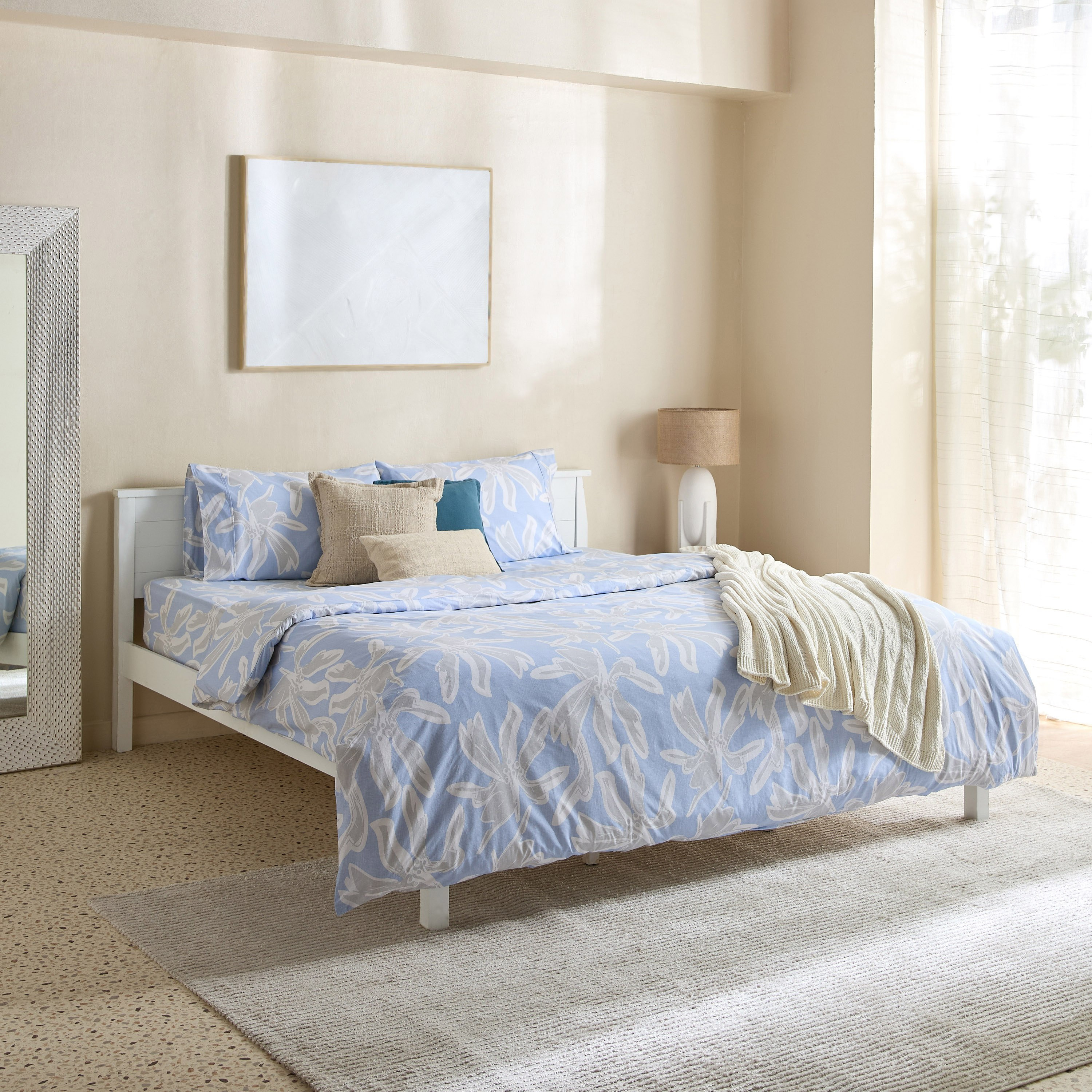 طقم لحاف كوين كينج قطن بطبعات 3 قطع من مالطا إيفيلين - 220x220 سم-hbxhomeware-hbxdecorandfurnishings-image-9