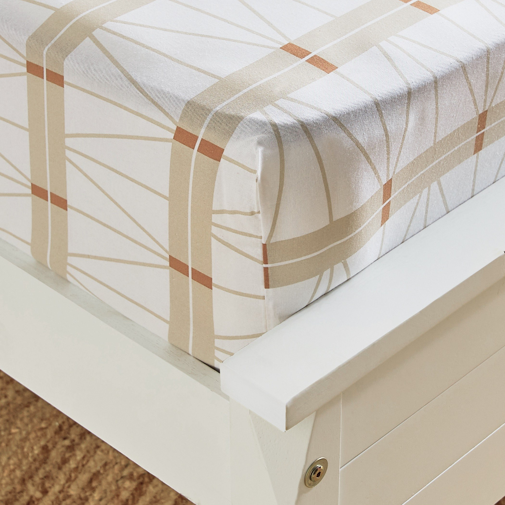 شرشف مطاطي سوبر كينج قطن بطبعات لاتيس من مالطا -200x200+33 سم-hbxhomeware-bedding-fittedsheets-image-4