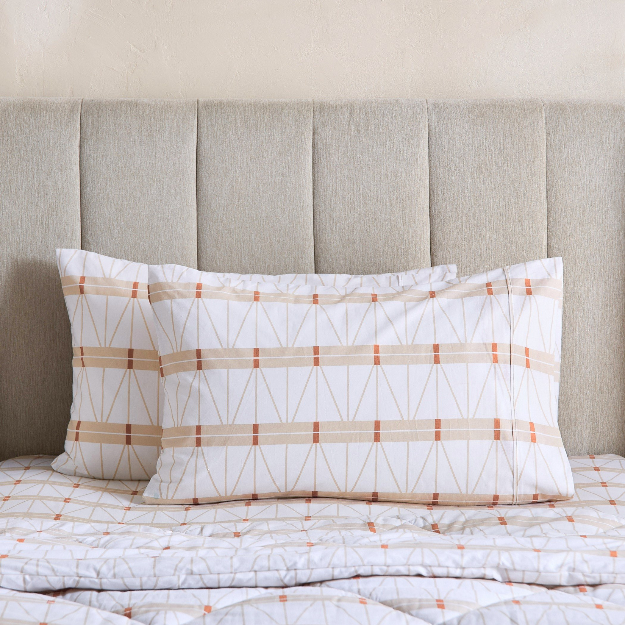 Malta Lattice 2-Piece Printed Cotton Pillowcase Set - 50x75 cm-hbxhomeware-hbxbedroom-image-2