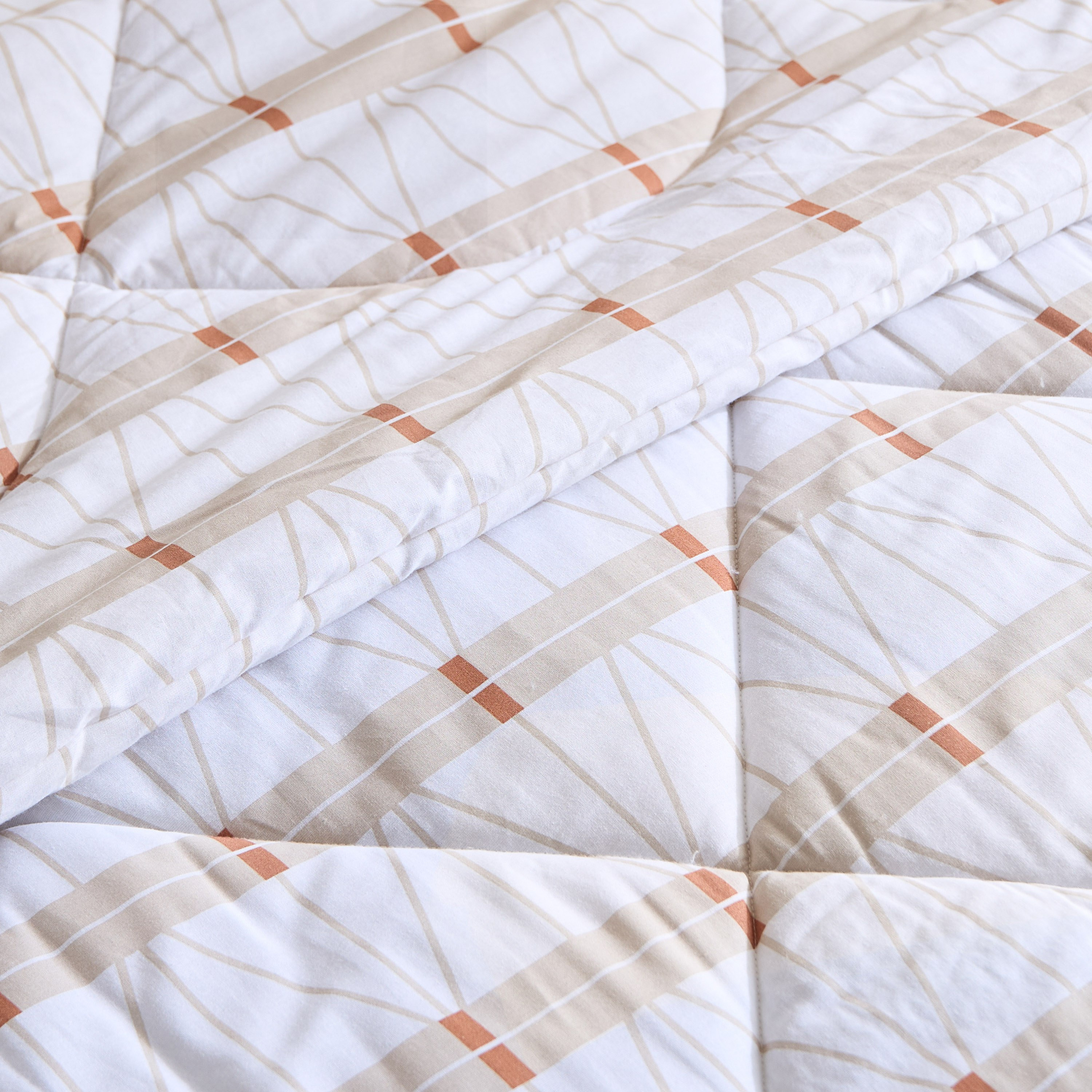 Malta Lattice 2-Piece Printed Cotton Single Comforter Set - 135x220 cm-hbxhomeware-hbxdecorandfurnishings-image-4