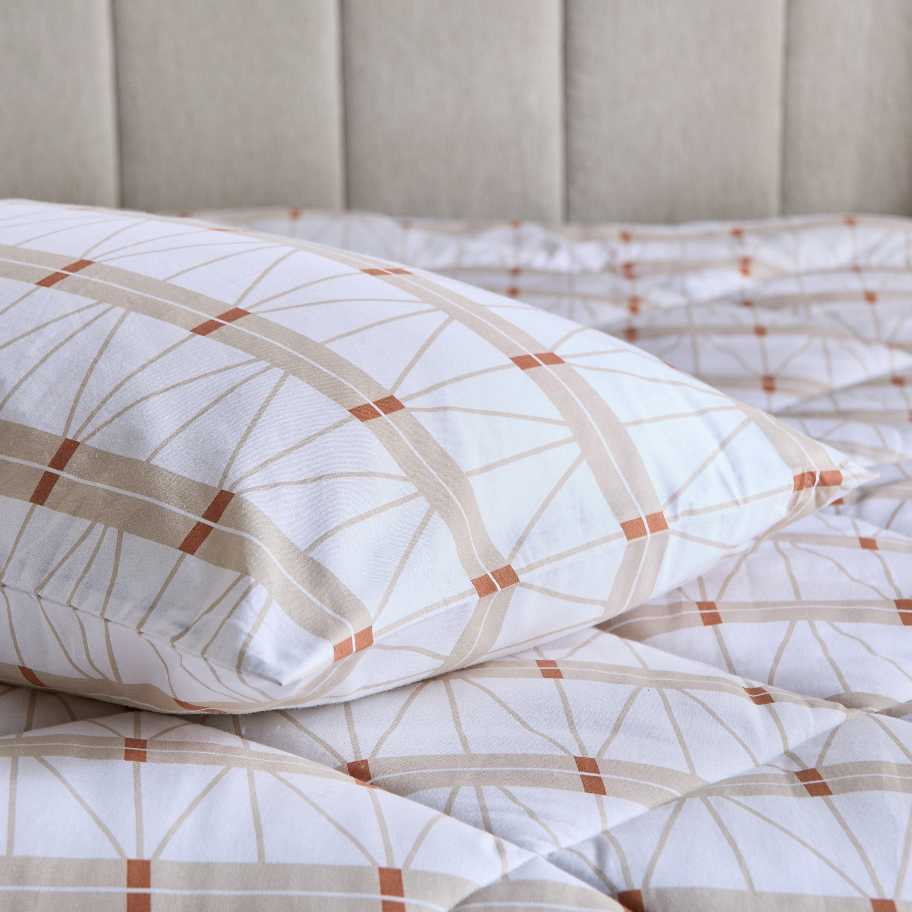 Malta Lattice 2-Piece Printed Cotton Single Comforter Set - 135x220 cm-hbxhomeware-hbxdecorandfurnishings-image-7