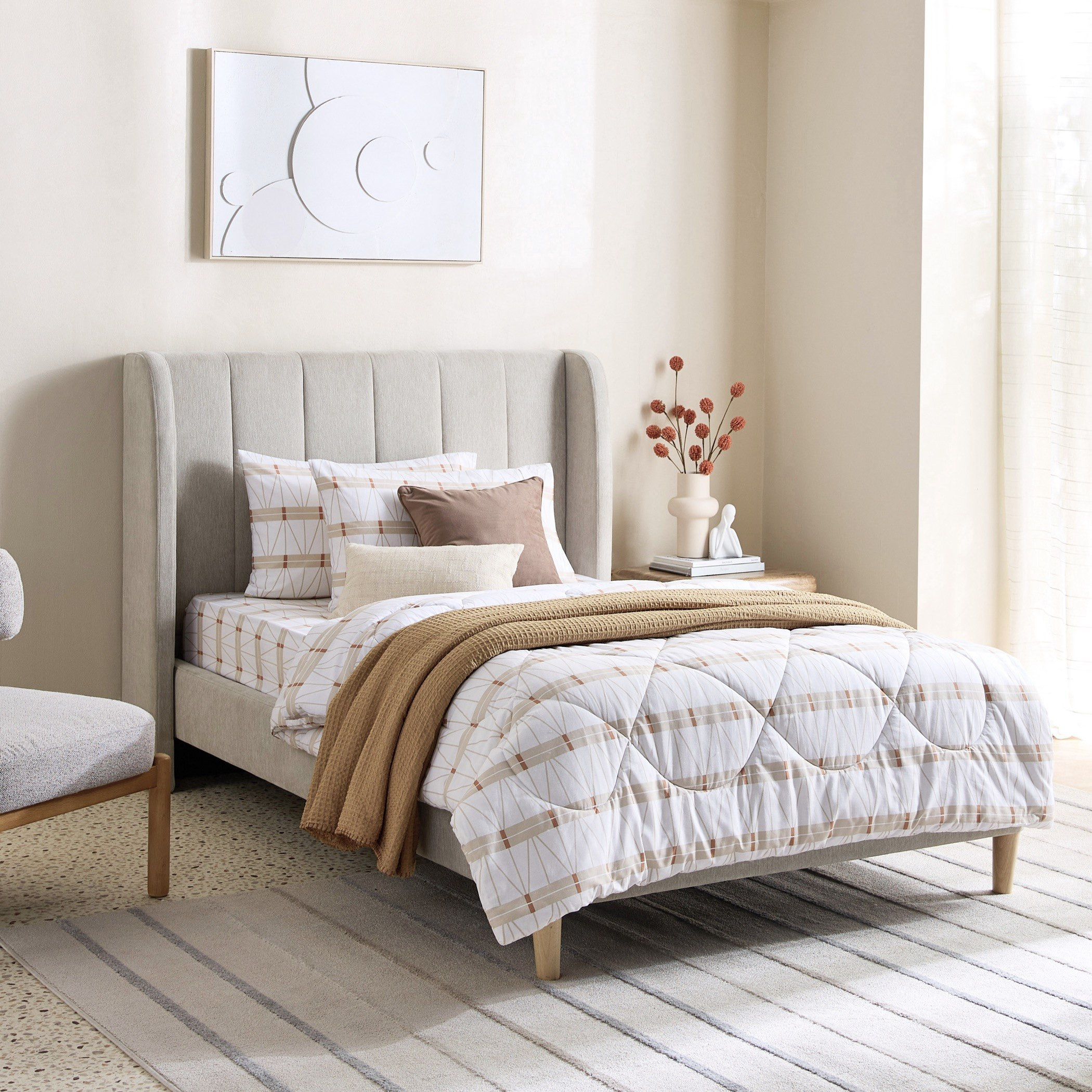 طقم لحاف توين قطن بطبعات قطعتين من مالطا - 160x220 سم-hbxhomeware-hbxdecorandfurnishings-image-8