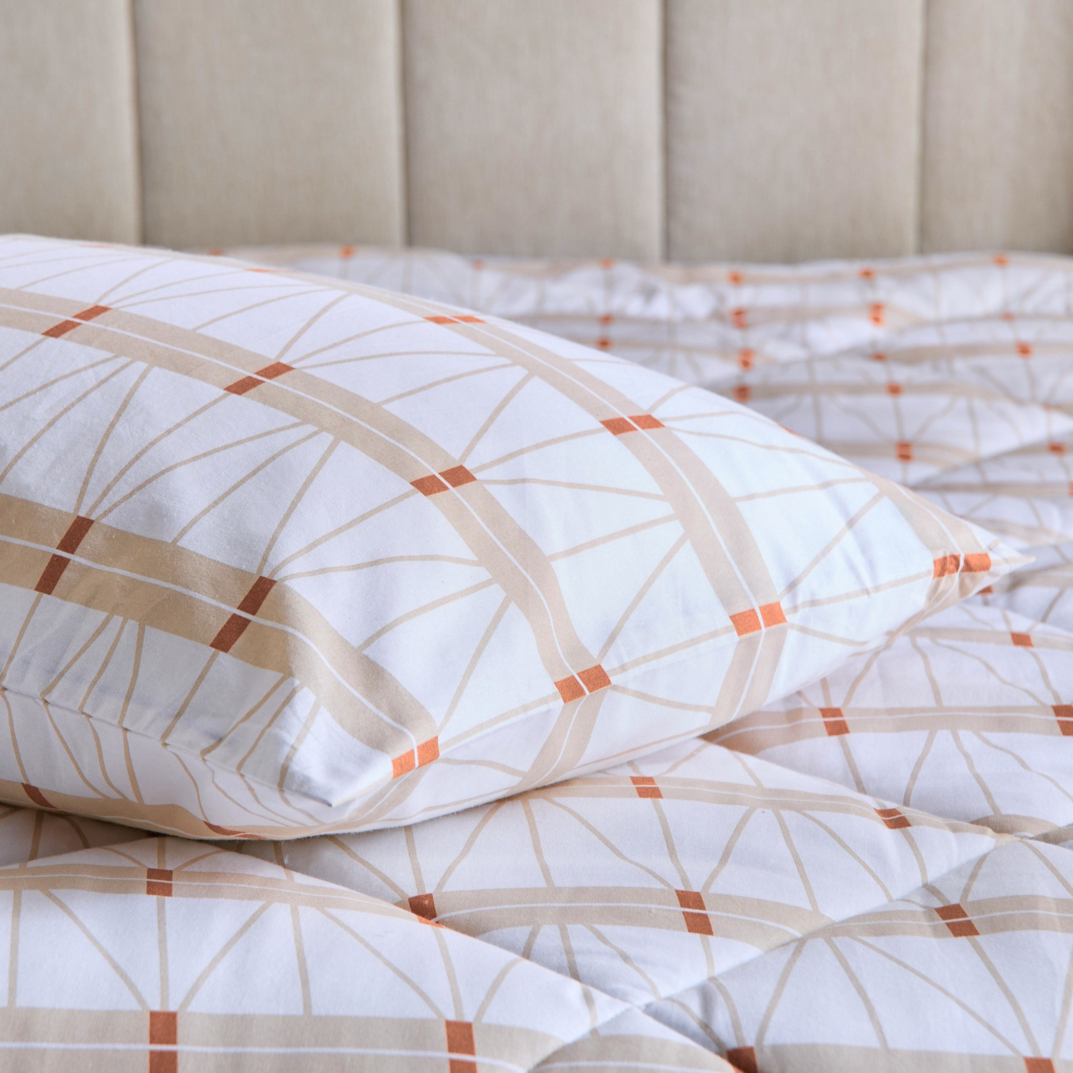 طقم غطاء لحاف مفرد قطن بطبعات قطعتين من مالطا - 135x200 سم-hbxhomeware-hbxdecorandfurnishings-image-8