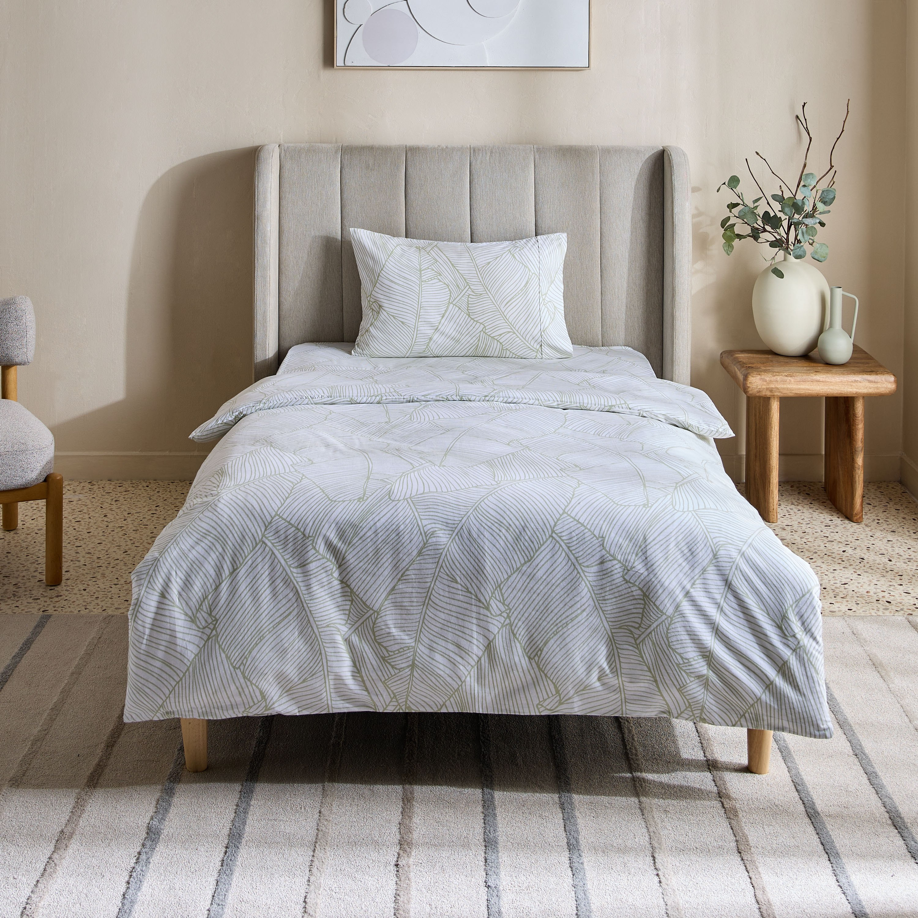 Malta-Sylva 2-Piece Printed Cotton Single Duvet Cover Set - 135x200 cm-hbxhomeware-hbxdecorandfurnishings-image-3