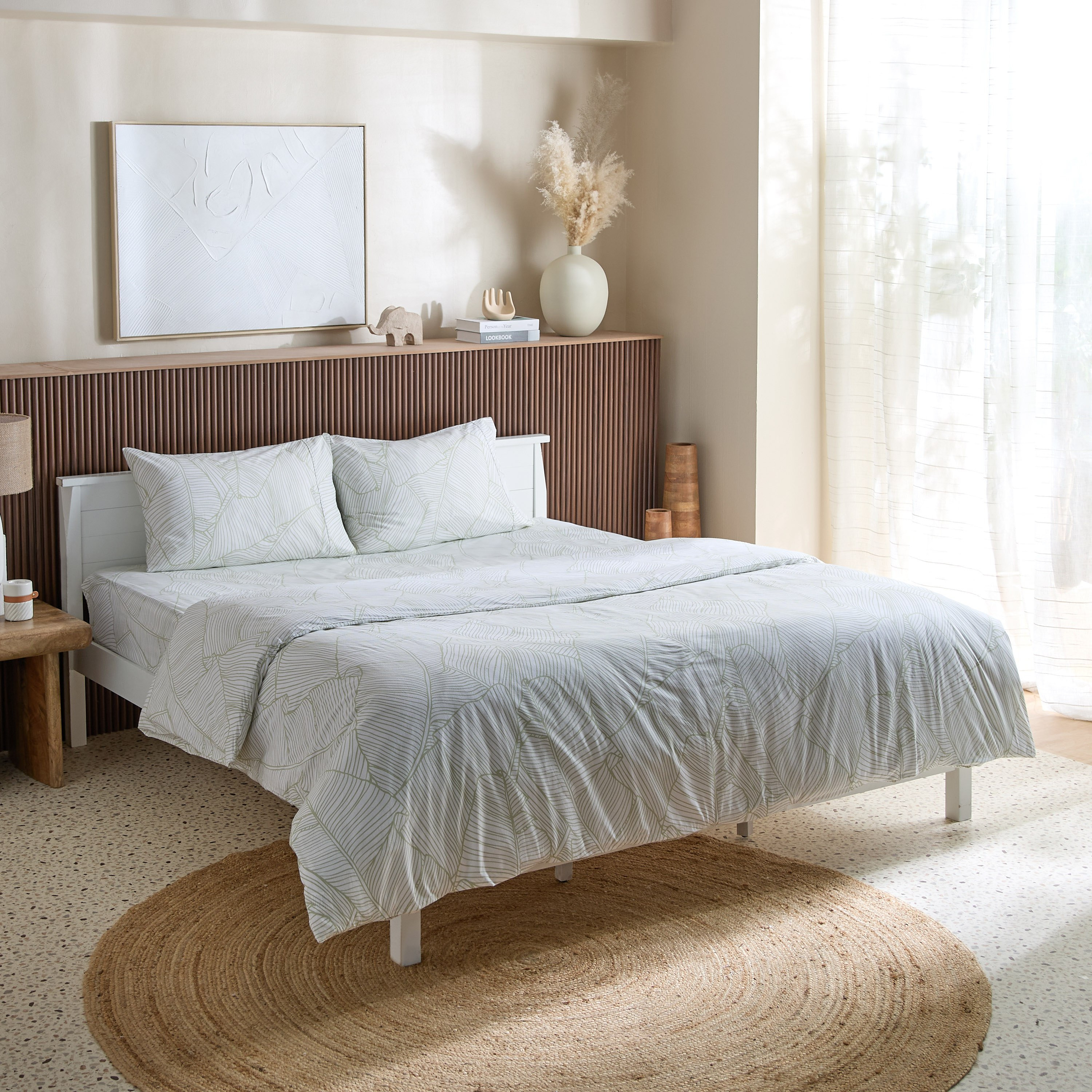 Malta-Sylva 3-Piece Printed Cotton Queen and King Duvet Cover Set - 220x220 cm-hbxhomeware-bedding-duvetcovers-image-2