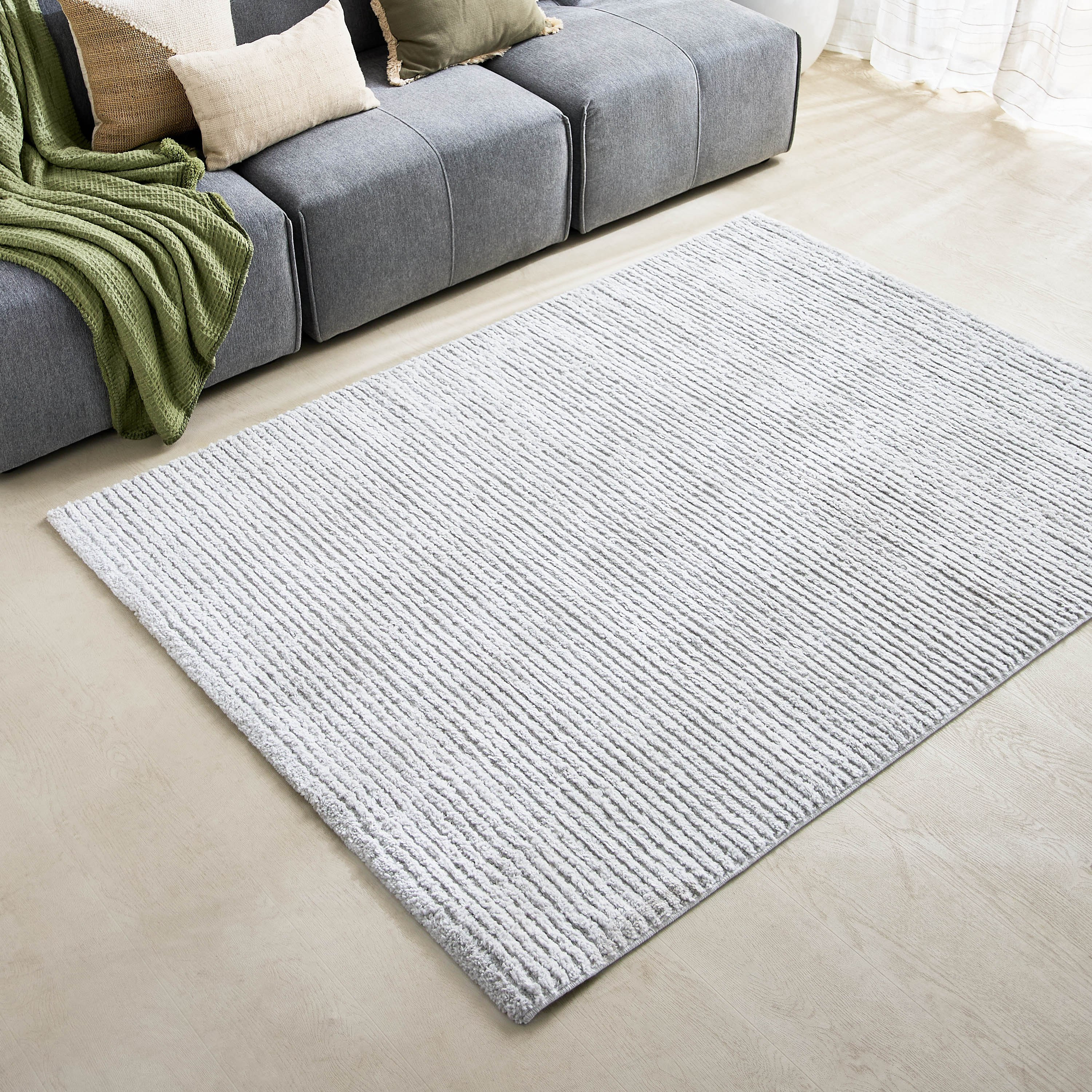 سجادة بولي بروبلين مضادة للبقع روش من مشاعل - 200x150 سم-hbxdecorandfurnishings-floorcoverings-rugs-image-1