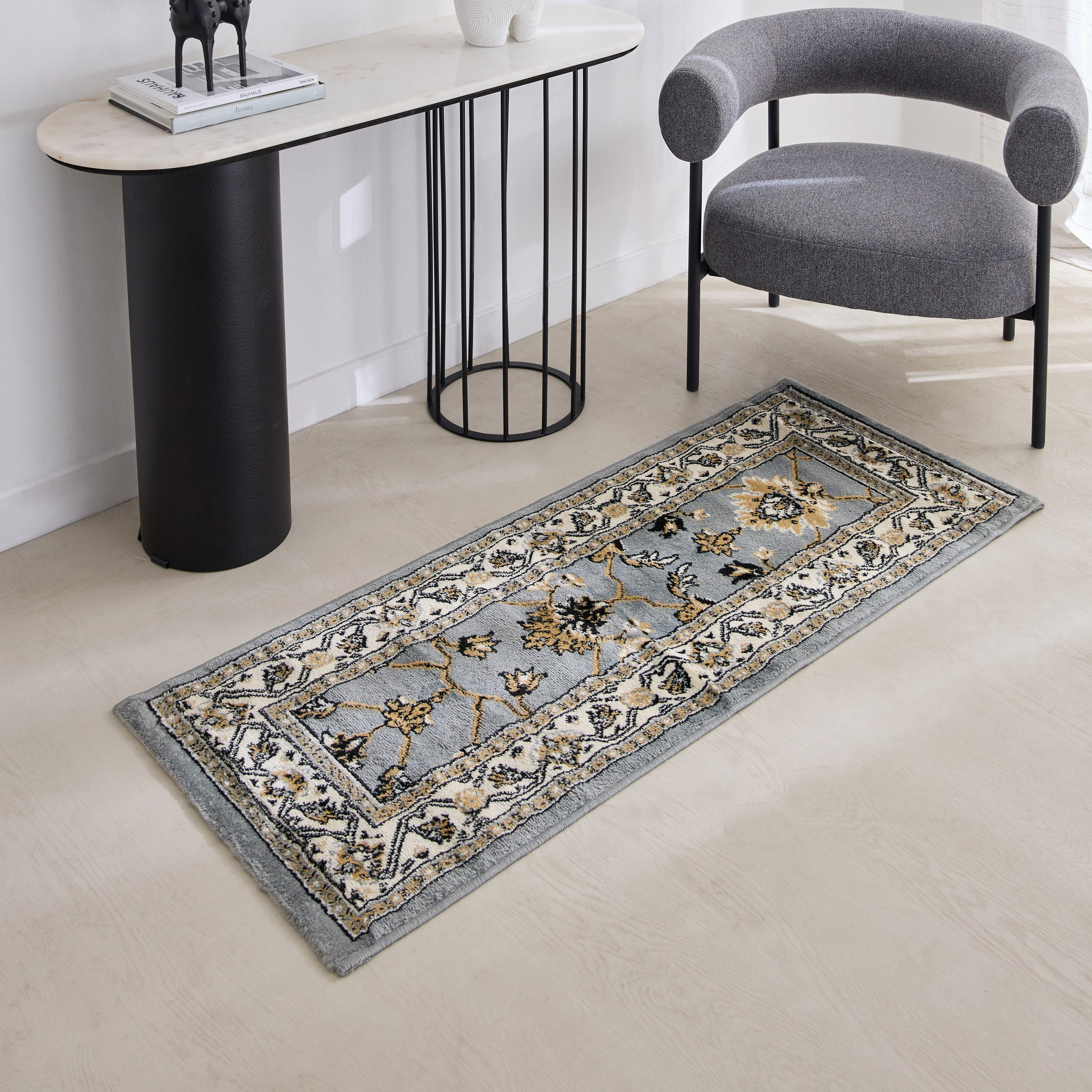 سجادة بولي بروبلين مضادة للبقع فيجاس من مشاعل - 150x60 سم-hbxdecorandfurnishings-floorcoverings-rugs-image-1