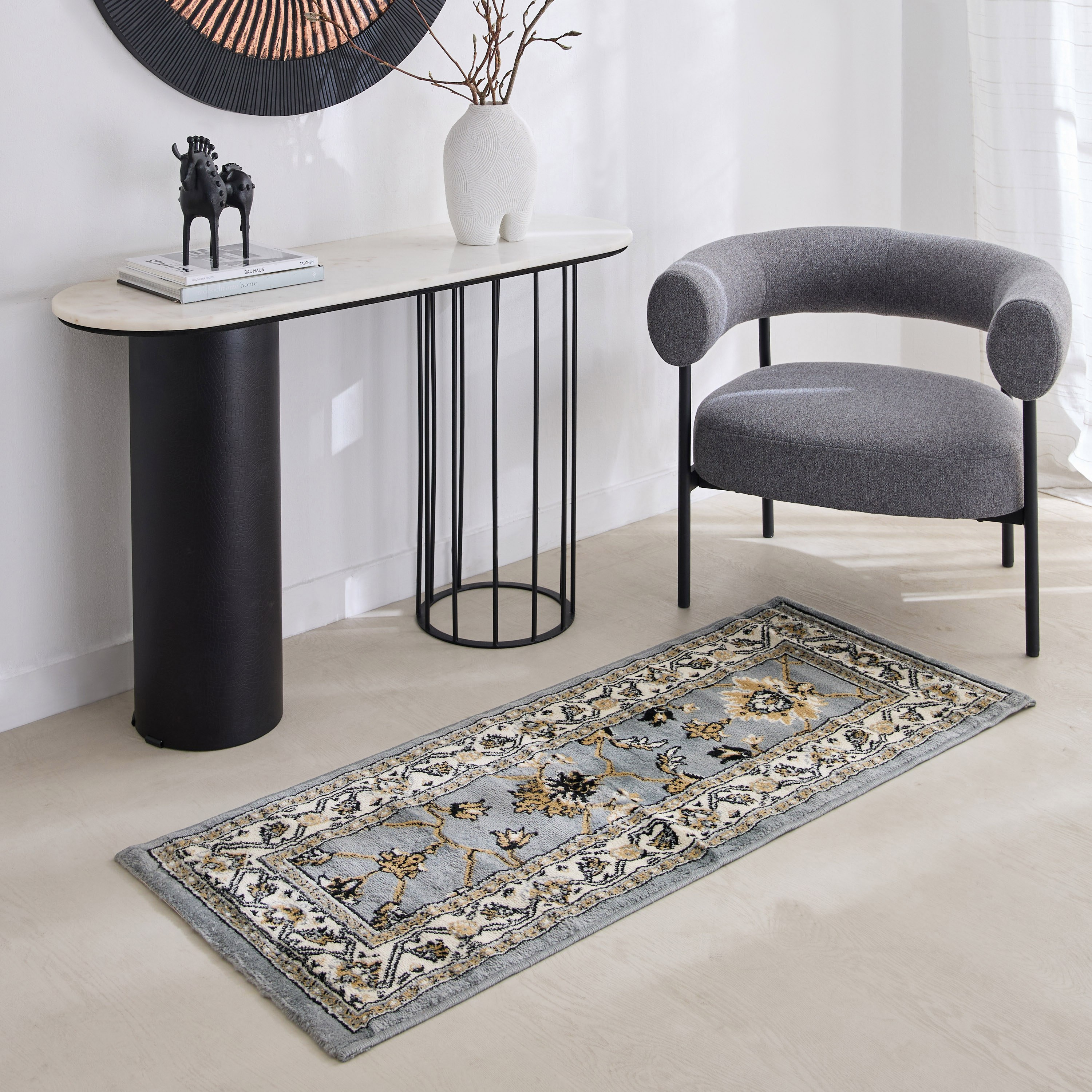 سجادة بولي بروبلين مضادة للبقع فيجاس من مشاعل - 150x60 سم-hbxdecorandfurnishings-floorcoverings-rugs-image-5