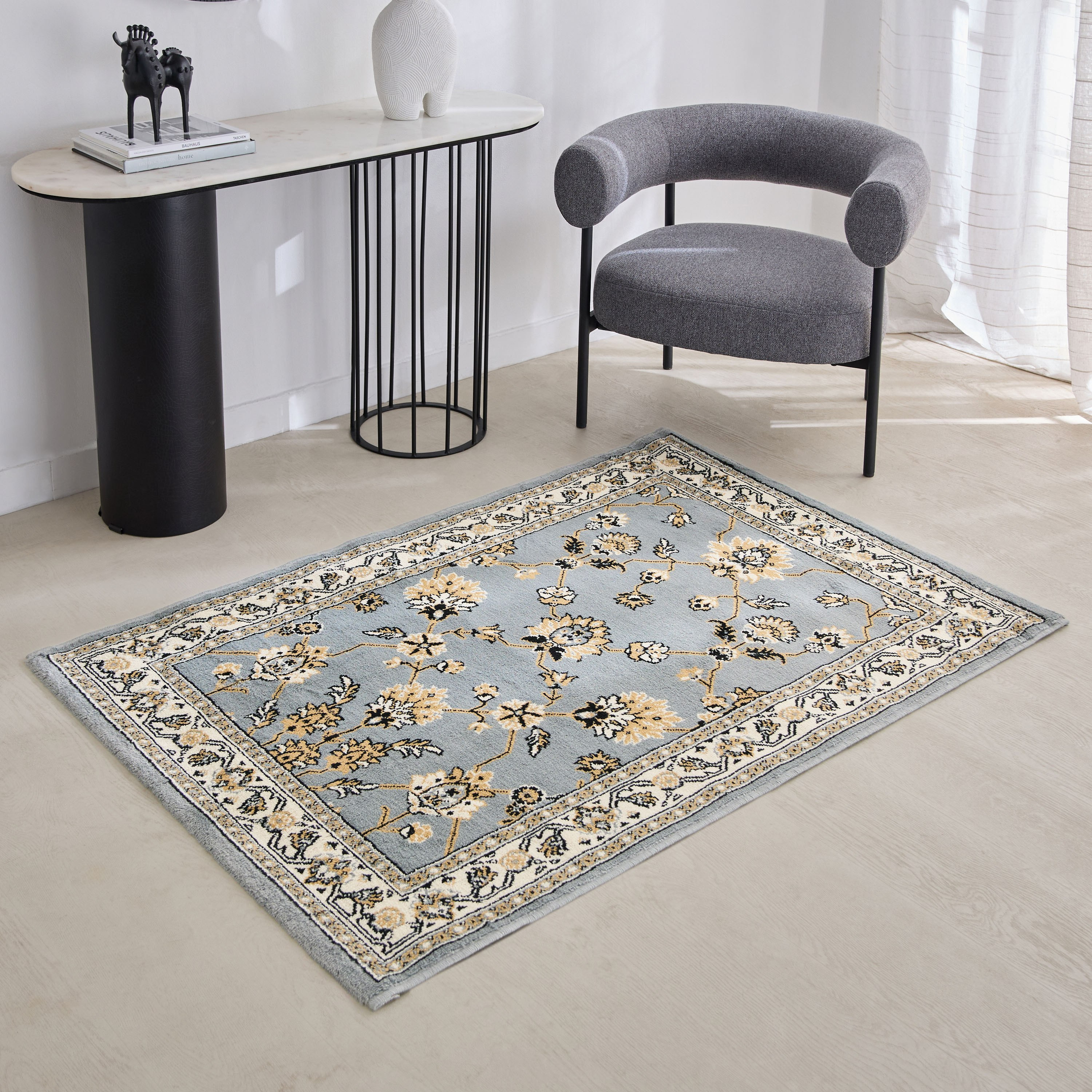 Mashael Vegas Stain Resistant Polypropylene Rug - 110x160 cm-hbxdecorandfurnishings-floorcoverings-rugs-image-1