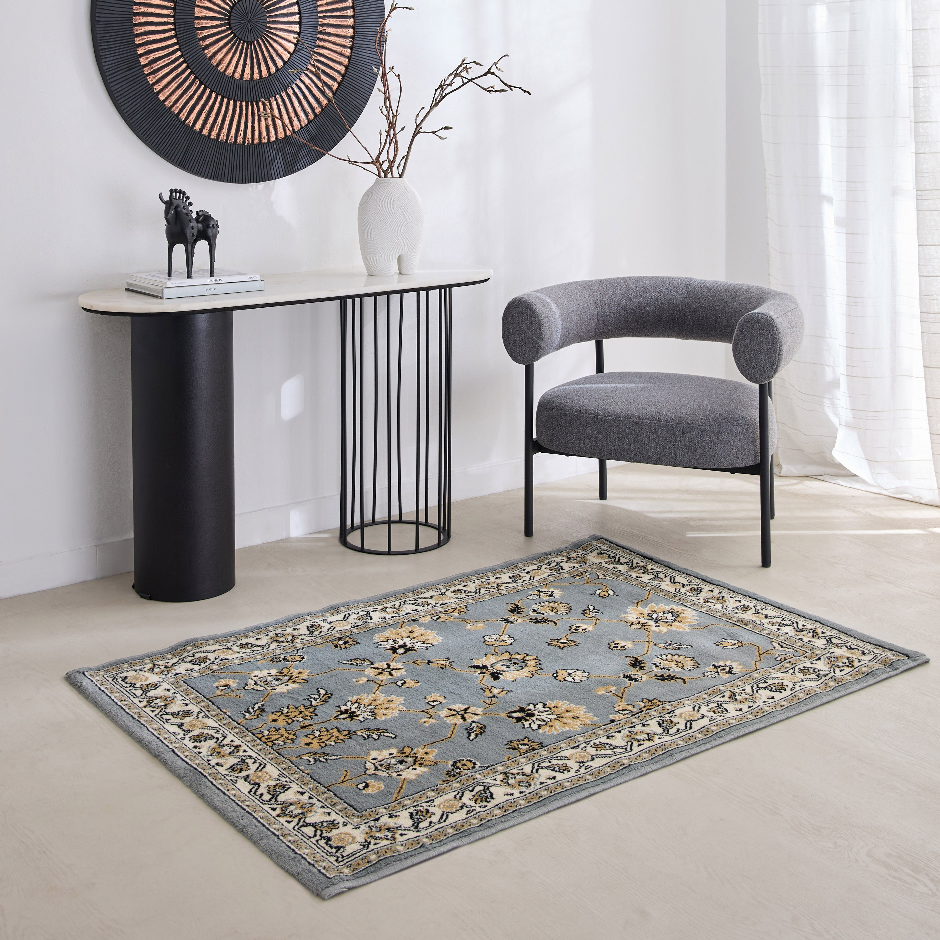 Mashael Vegas Stain Resistant Polypropylene Rug - 110x160 cm-hbxdecorandfurnishings-floorcoverings-rugs-image-5