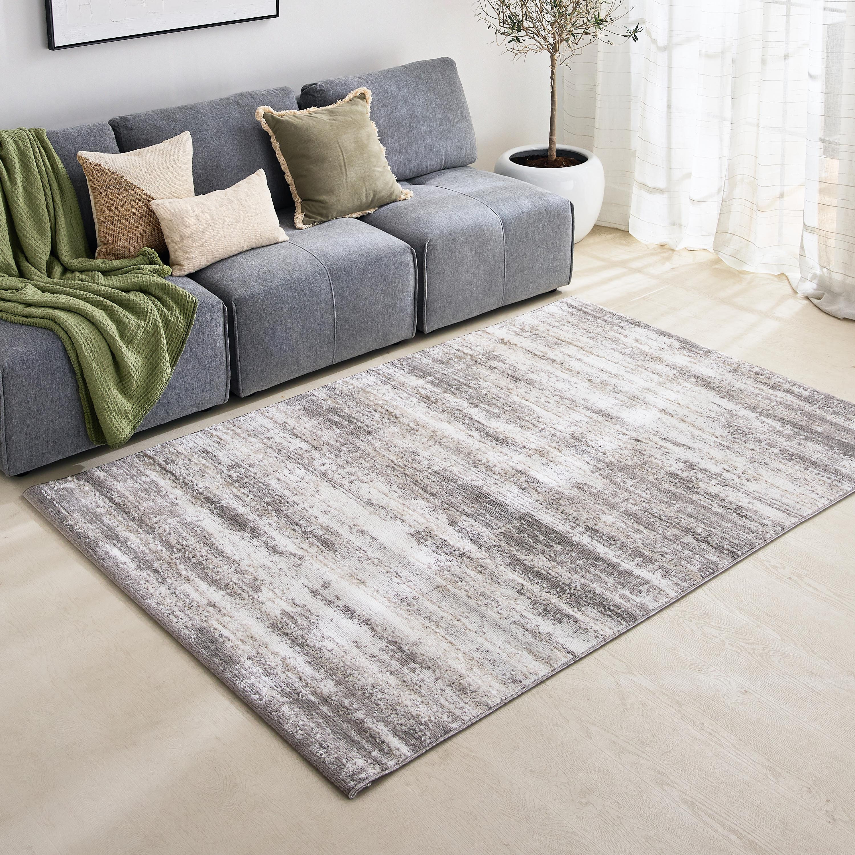 Covara Gloss Belize Stain Resistant Polypropylene Rug - 250x360 cm-hbxdecorandfurnishings-floorcoverings-rugs-image-1
