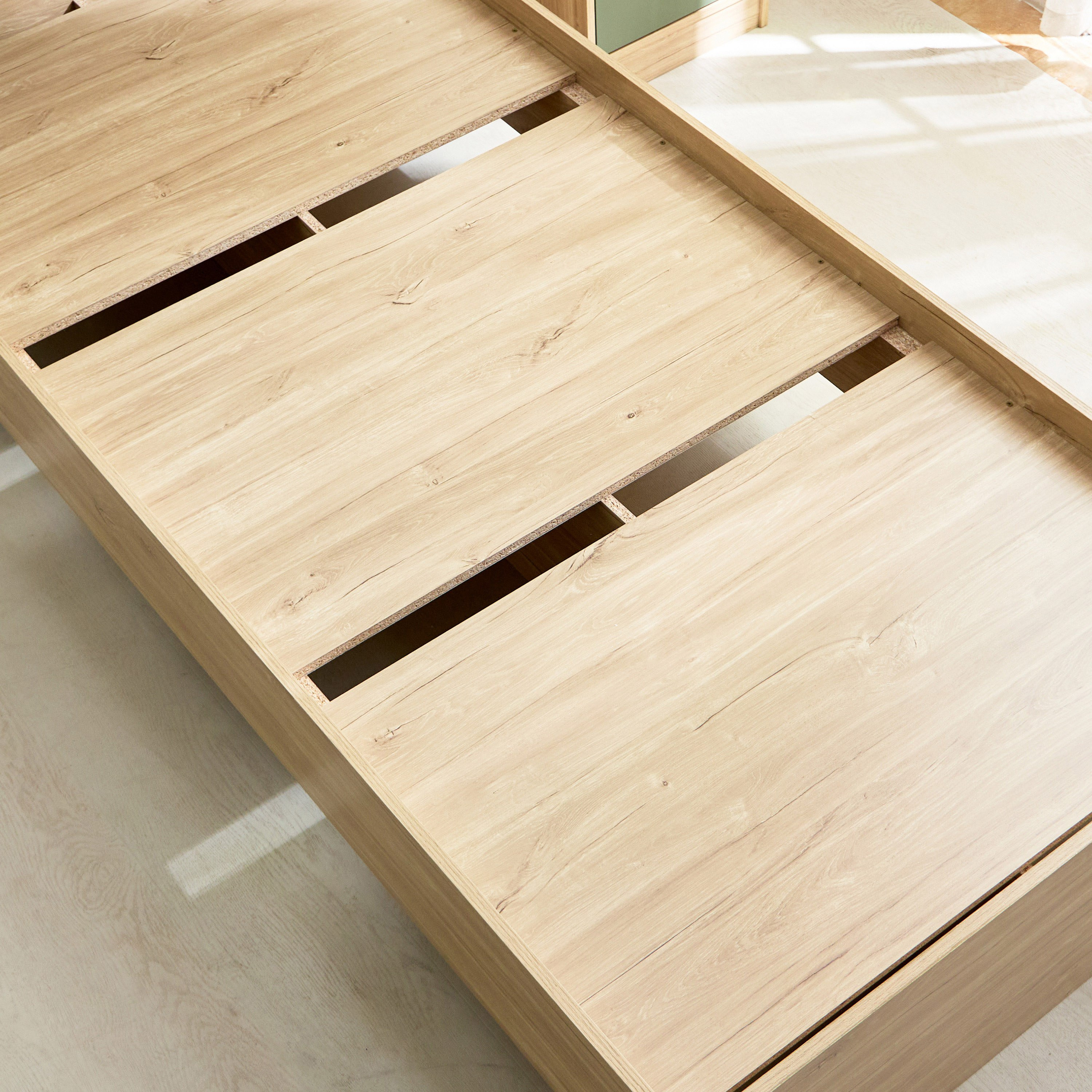 Movo Fern Single Bed with Upholstered Headboard -  90x200 cm-hbxkidsandyouth-bedsandbedsets-beds-single-image-5