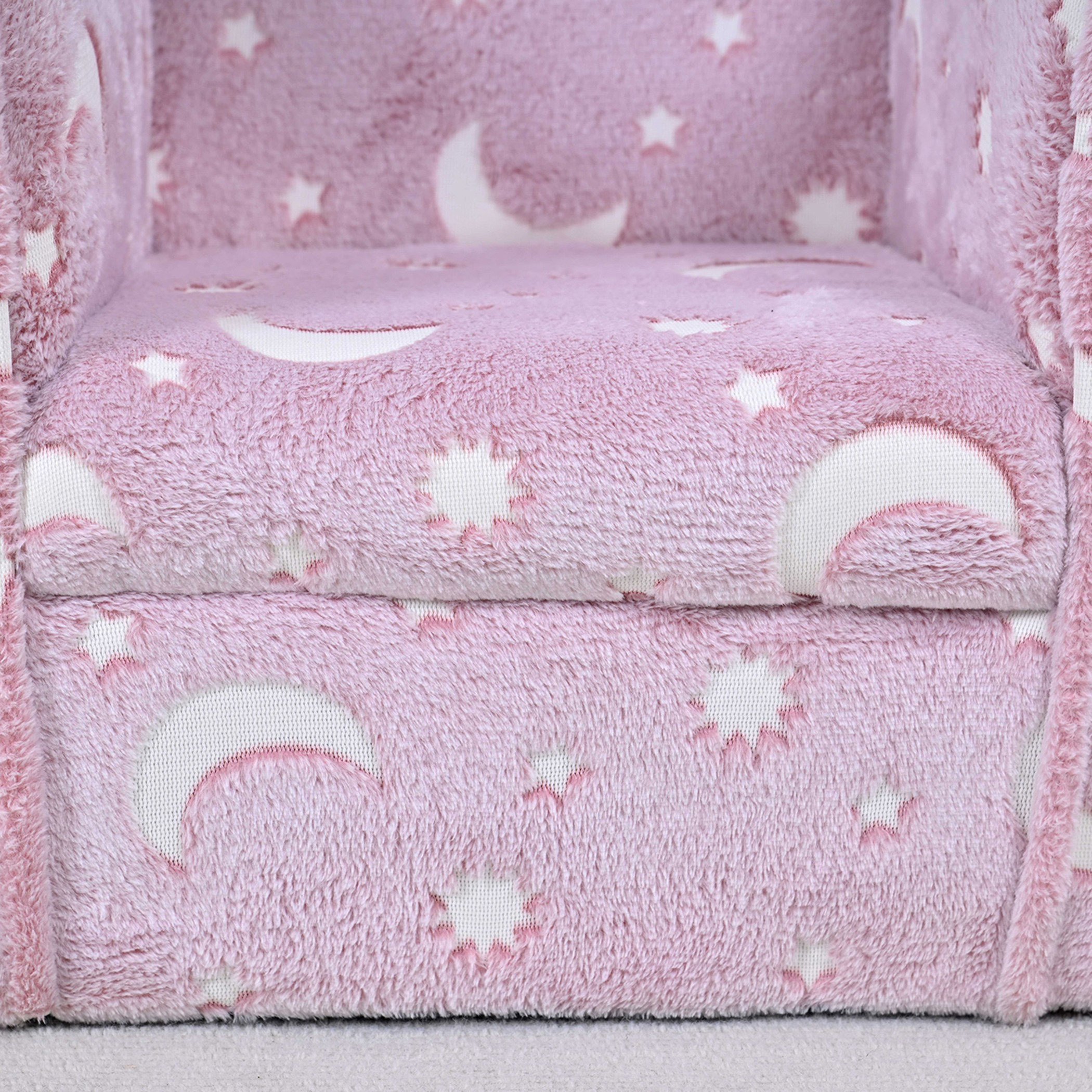 Aurora Toddler Comfy Armchair with Glow-in-Dark Fabric-hbxfurniture-kidsroom-studychairs-image-5