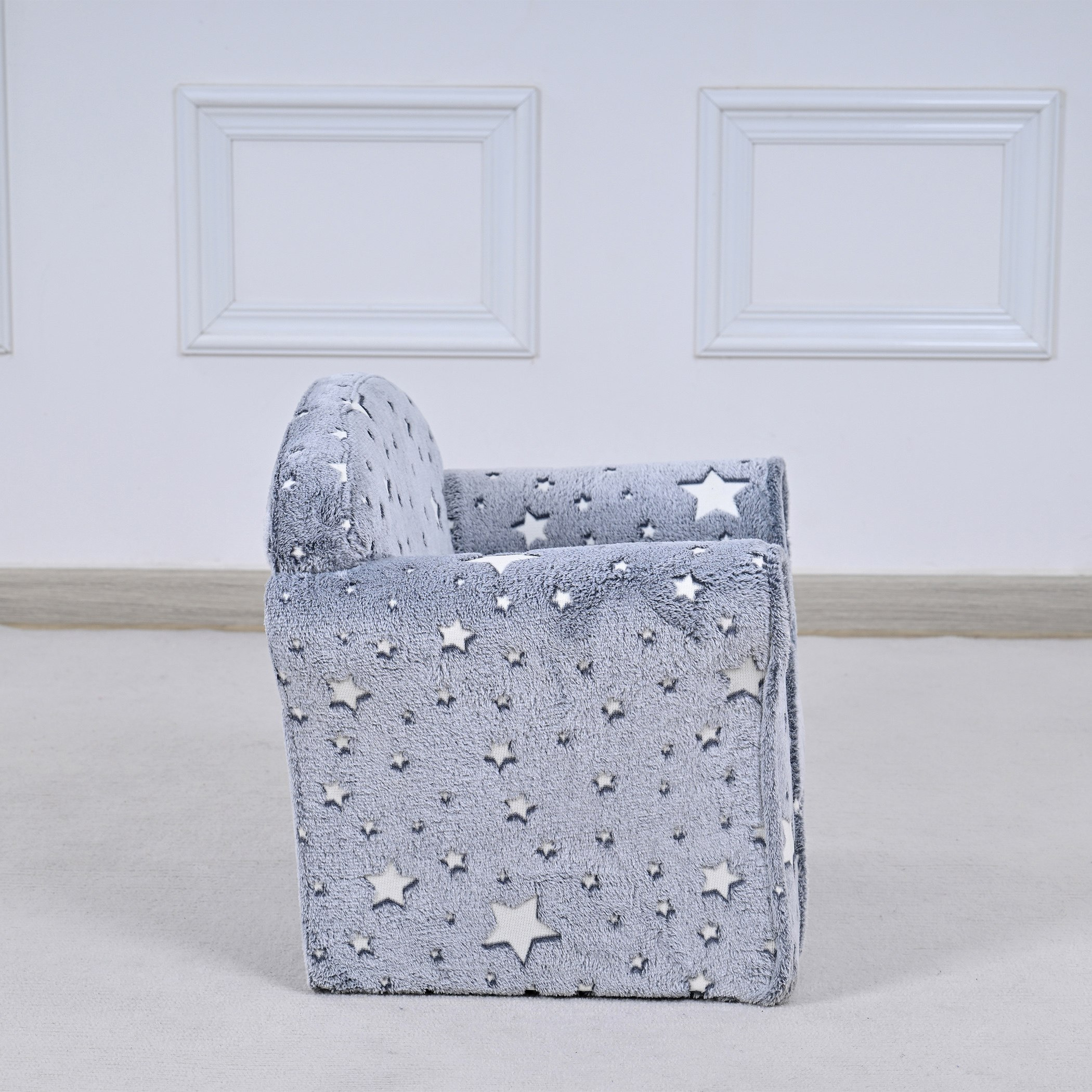 Aurora Toddler Comfy Armchair with Glow in Dark Fabric-hbxfurniture-kidsroom-studychairs-image-3