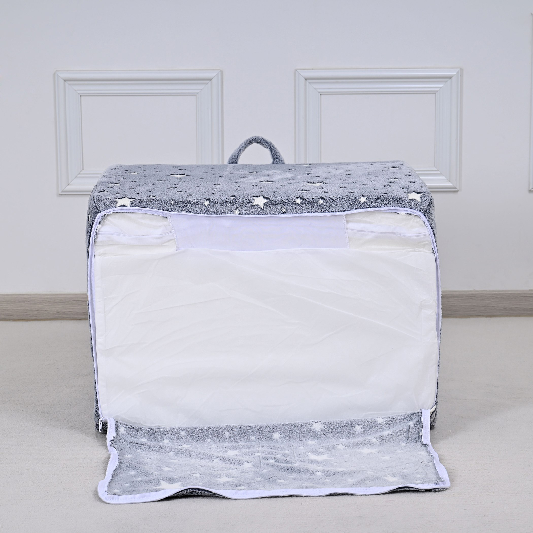 Aurora Kids Comfy Armchair with Glow in Dark Fabric and Carrying Handle-hbxfurniture-kidsroom-studychairs-image-2