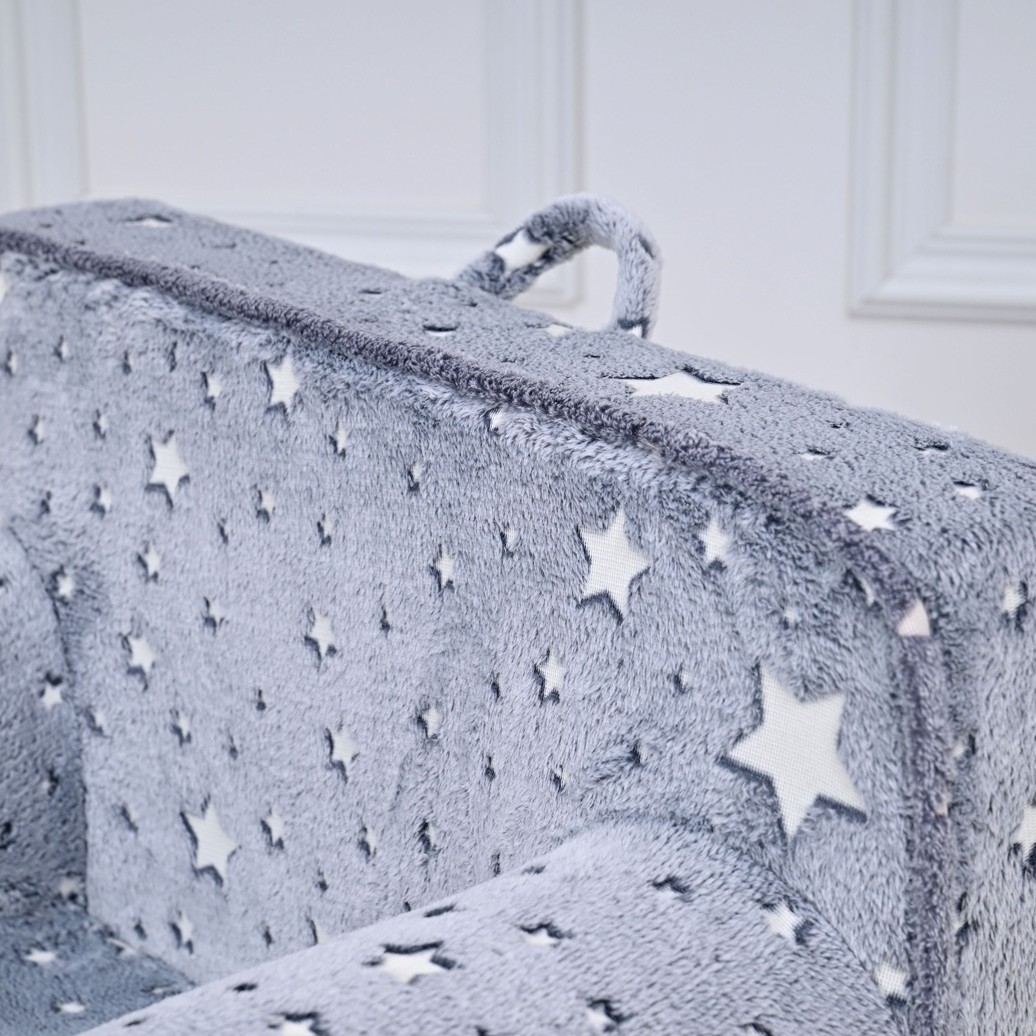 Aurora Kids Comfy Armchair with Glow in Dark Fabric and Carrying Handle-hbxfurniture-kidsroom-studychairs-image-5