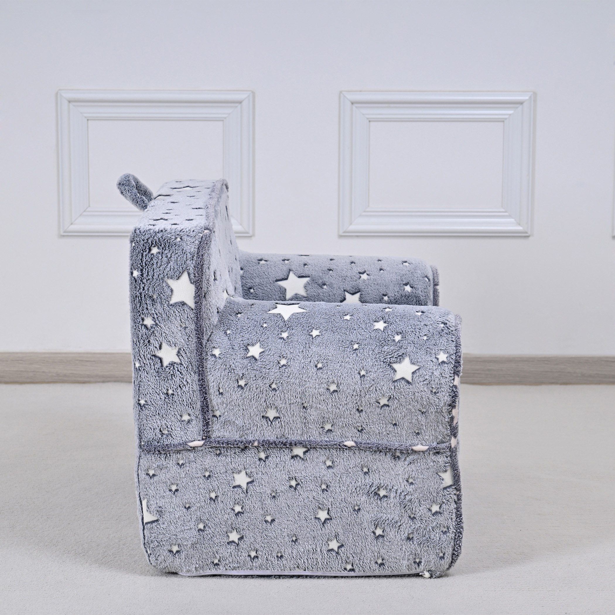 Aurora Kids Comfy Armchair with Glow in Dark Fabric and Carrying Handle-hbxfurniture-kidsroom-studychairs-image-7