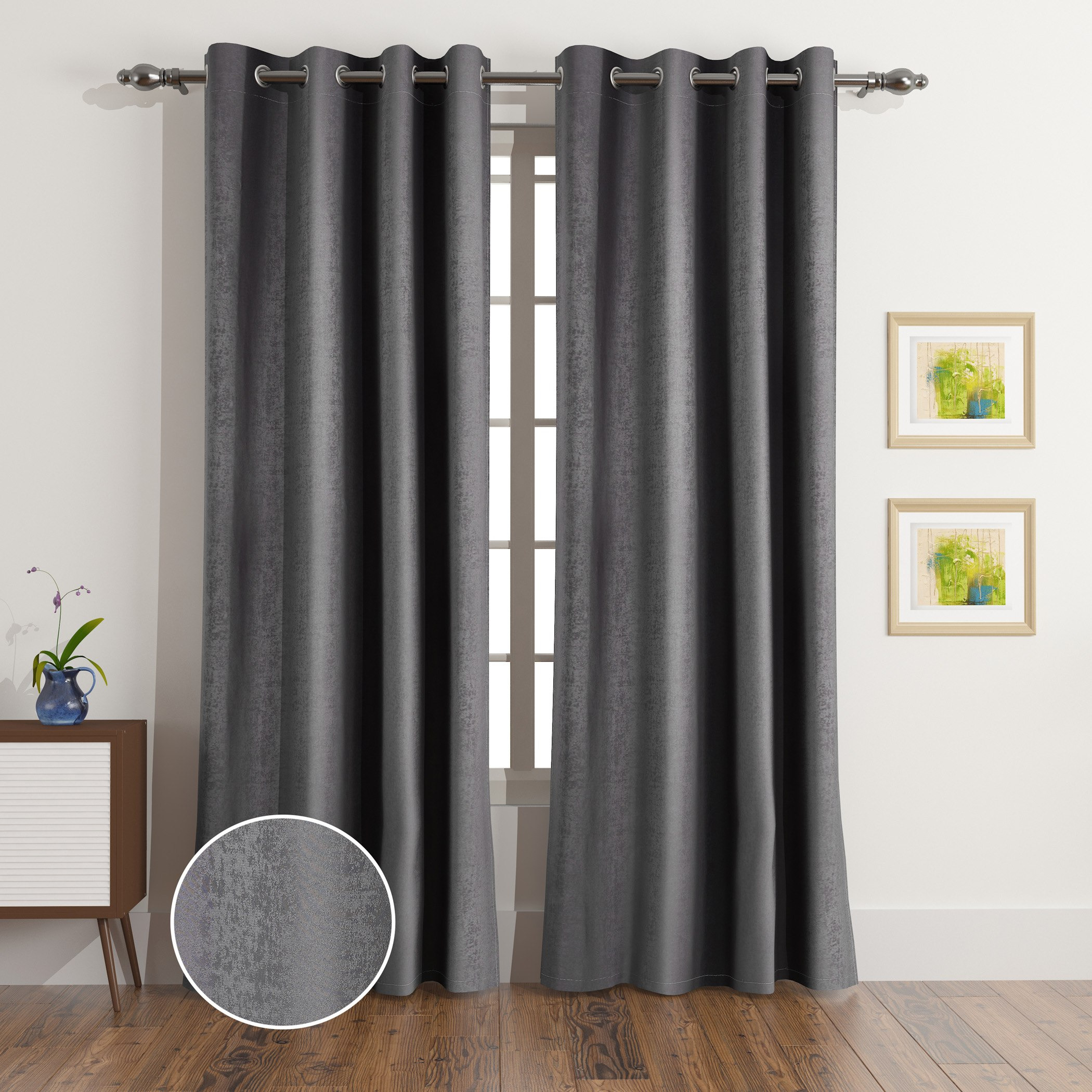 طقم ستائر معتّمة قطعتين من أميليا - 140x240 سم-hbxhomeware-hbxlivingroom-image-1