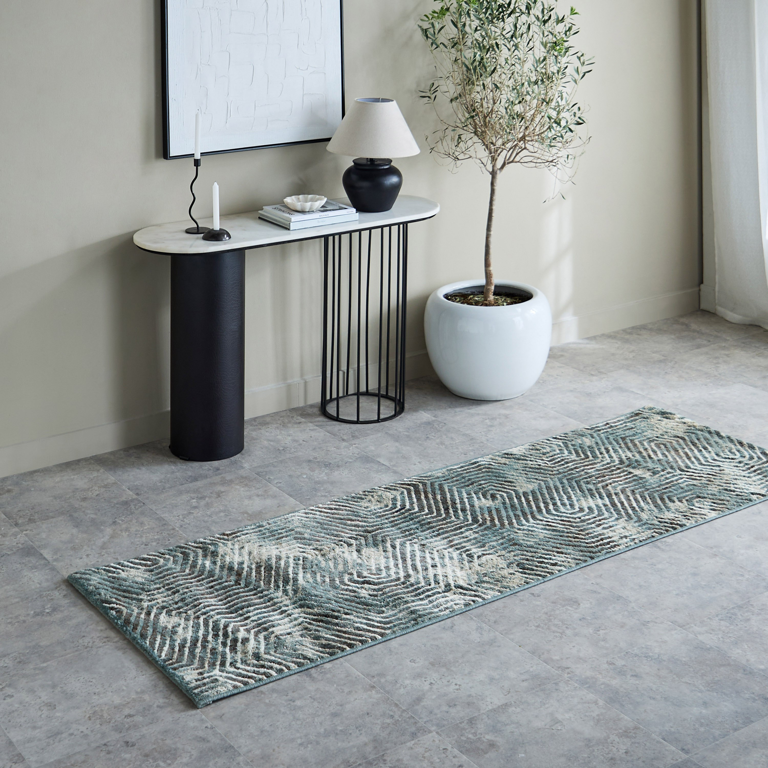 سجادة بولي بروبلين مضادة للانزلاق بالي من دولتشي - 80x230 سم-hbxdecorandfurnishings-floorcoverings-rugs-image-1