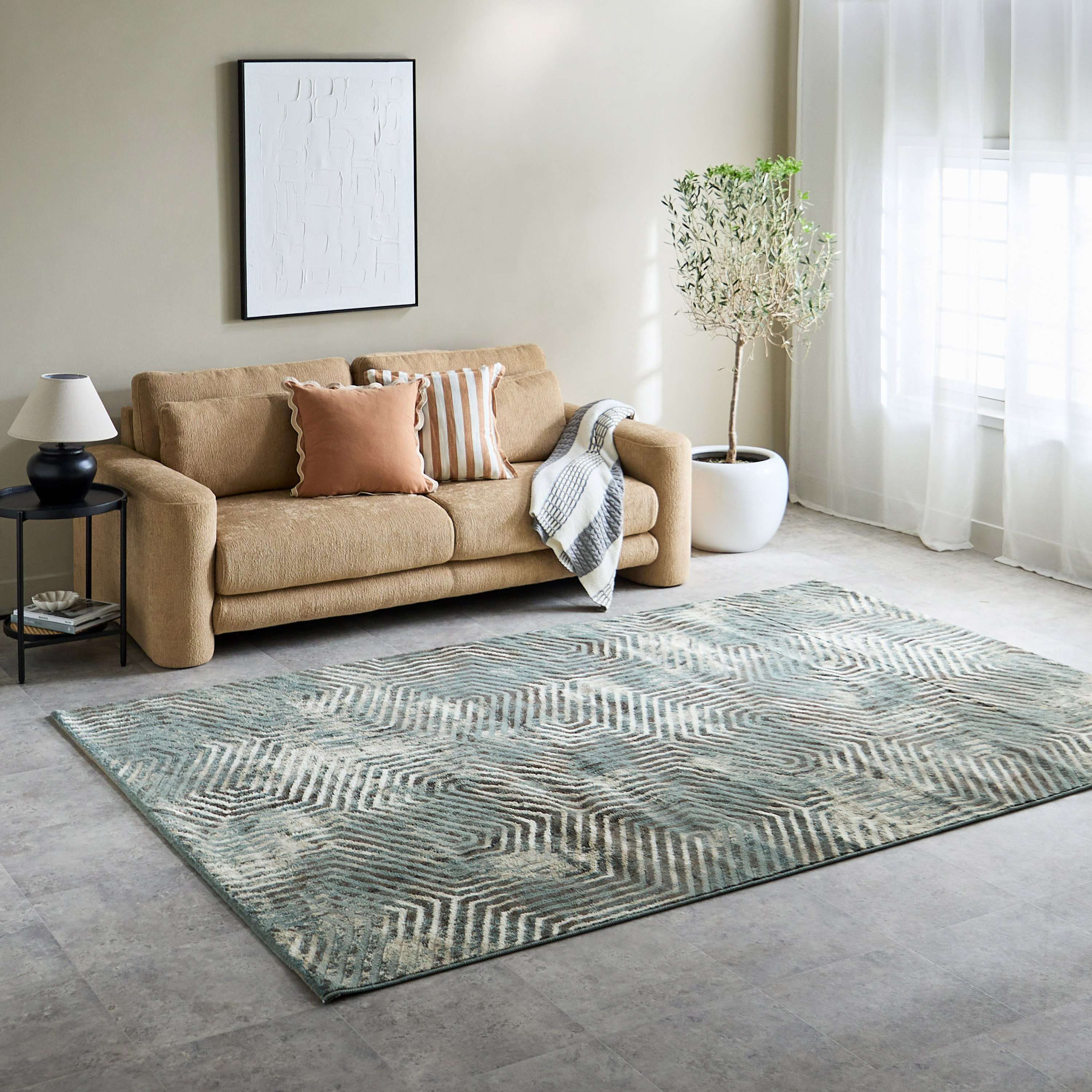 Dolce Bali Anti Skid Polypropylene Rug - 240x360 cm-hbxdecorandfurnishings-floorcoverings-rugs-image-1