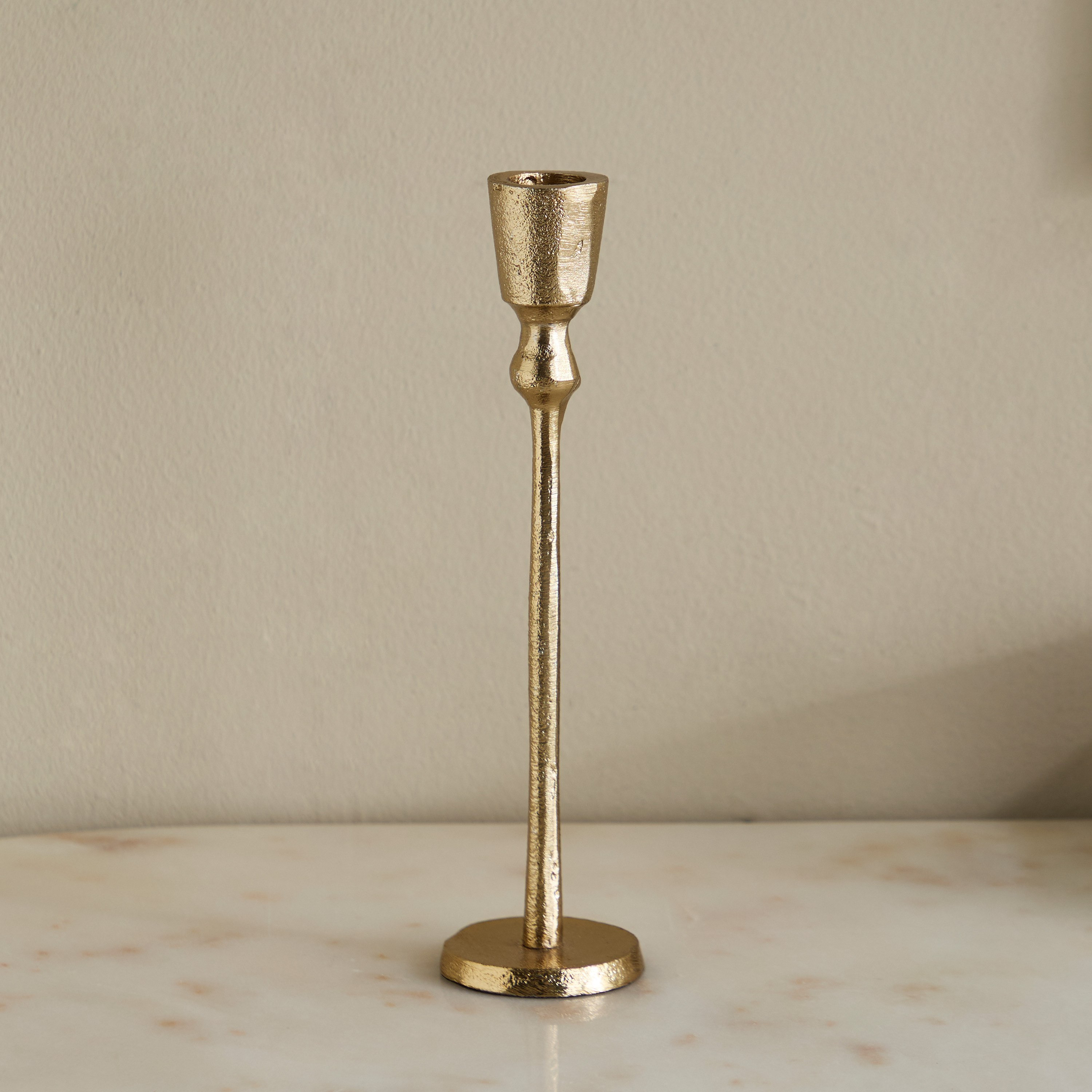 حامل شموع ألومنيوم رفيع من فيولا - 6x6x23 سم-hbxdiningroom-decorandaccessories-candleholders-image-5