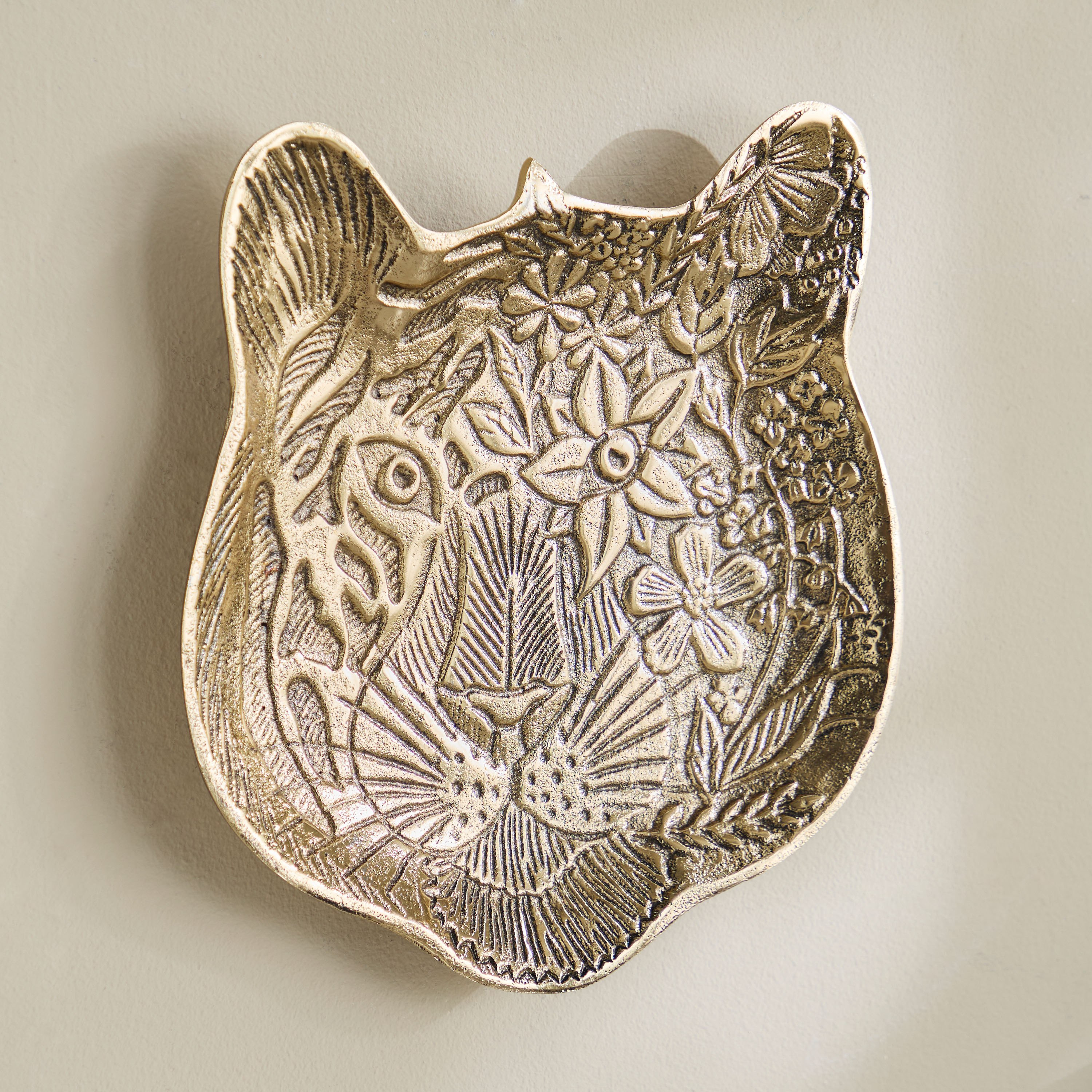 Viola Aluminium Tiger Face Tray Wall Decor - 30x33x2.5 cm-hbxdiningroom-walldecor-wallart-image-6