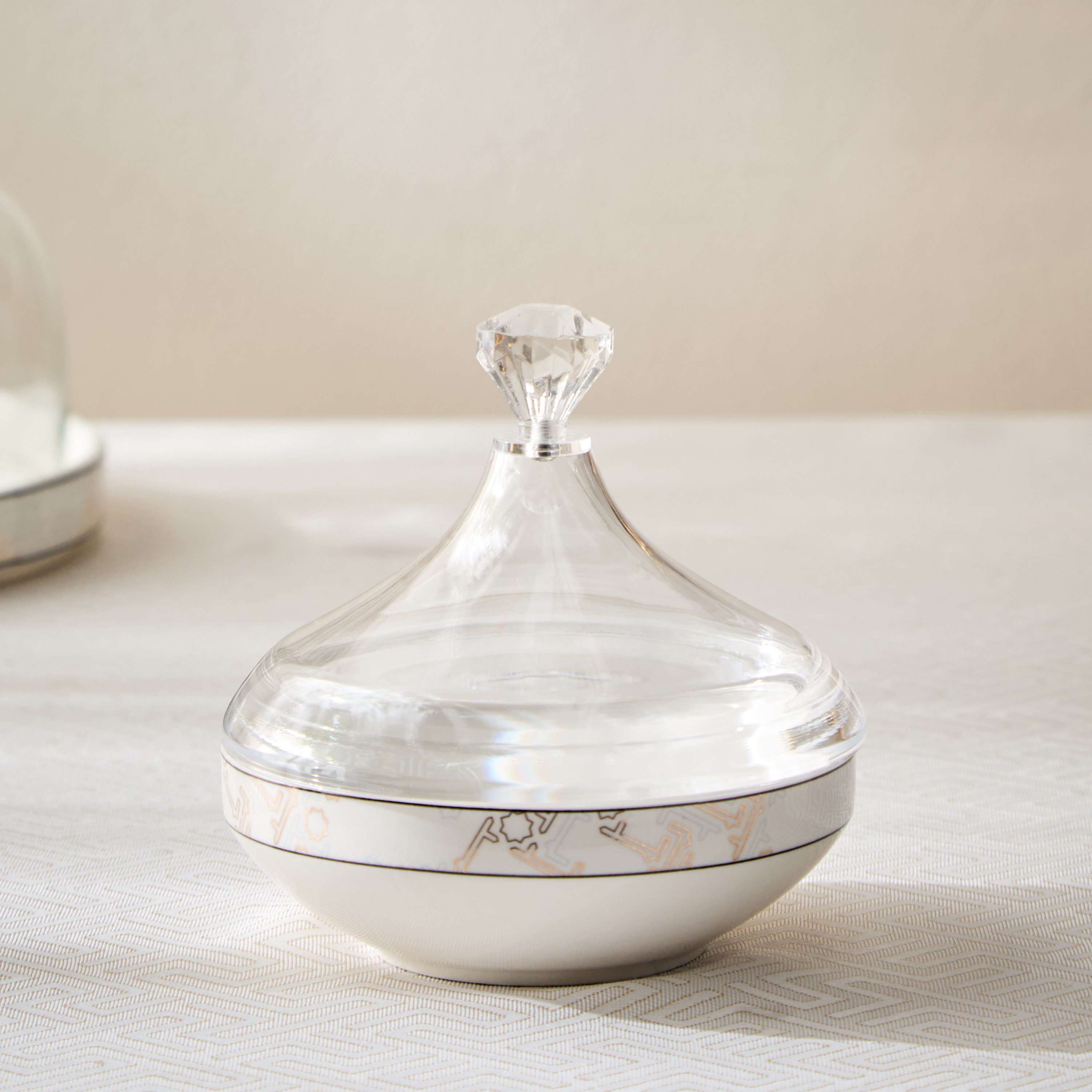 Skyline Mirage Round Bowl with Lid - 14 cm-hbxdecorandfurnishings-tabletop-crockery-image-1