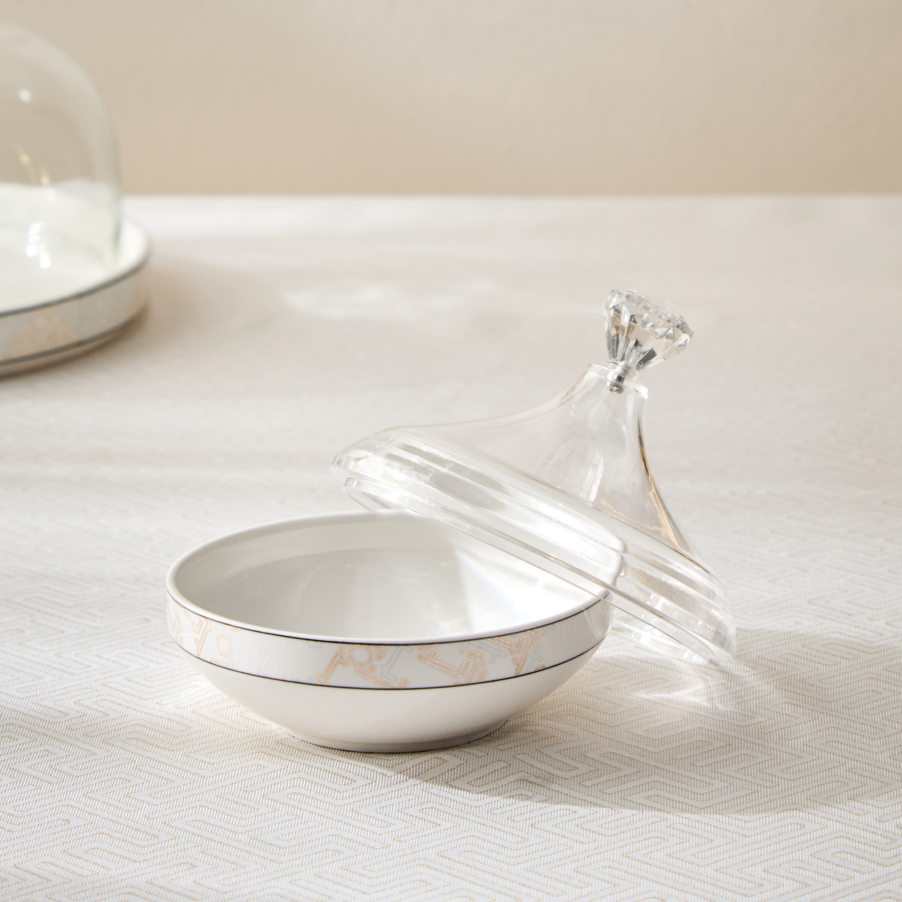 Skyline Mirage Round Bowl with Lid - 14 cm-hbxdecorandfurnishings-tabletop-crockery-image-2