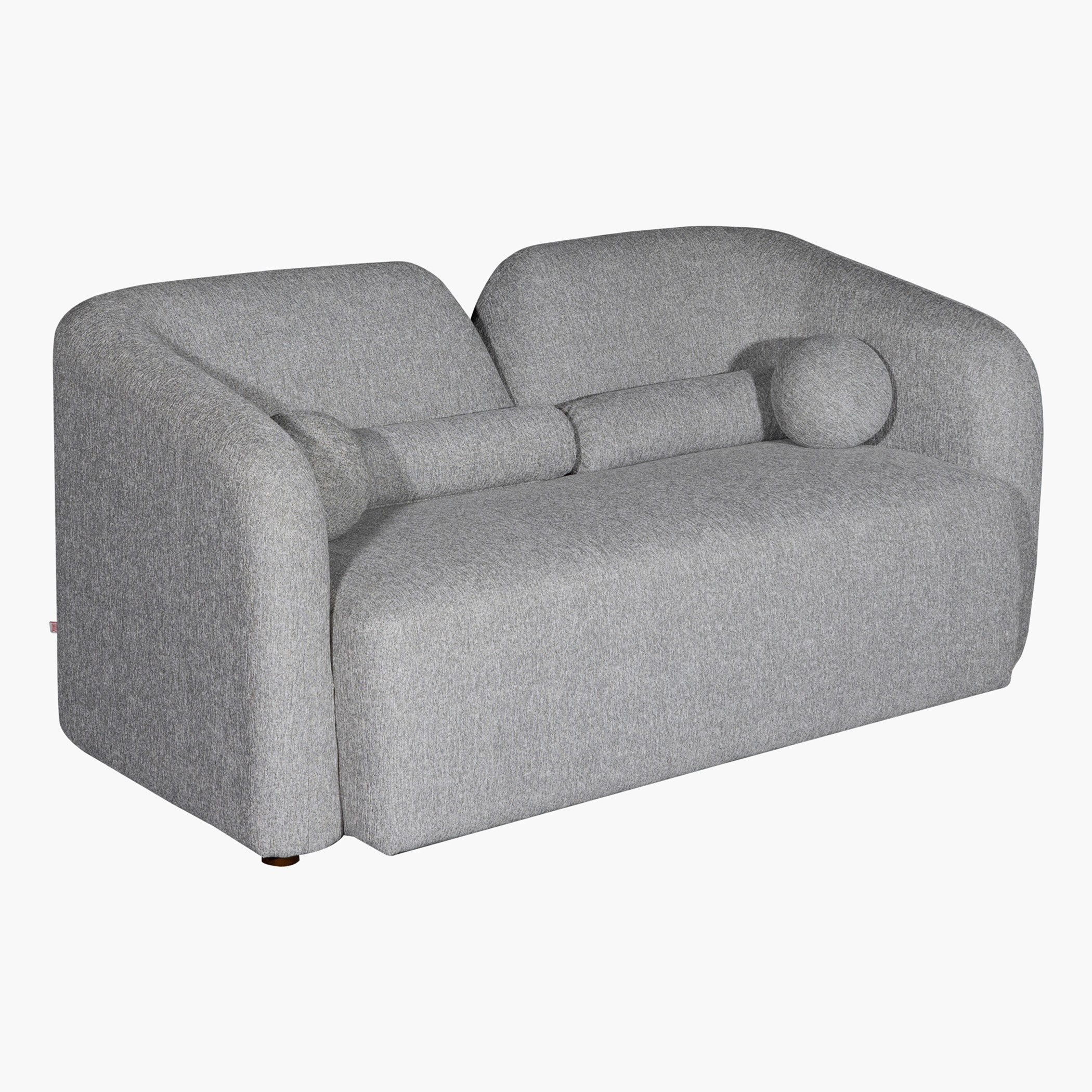 Copenhagen 2-Seater Fabric Sofa with 4 Cushions-hbxlivingroom-sofasandarmchairs-sofas-image-1