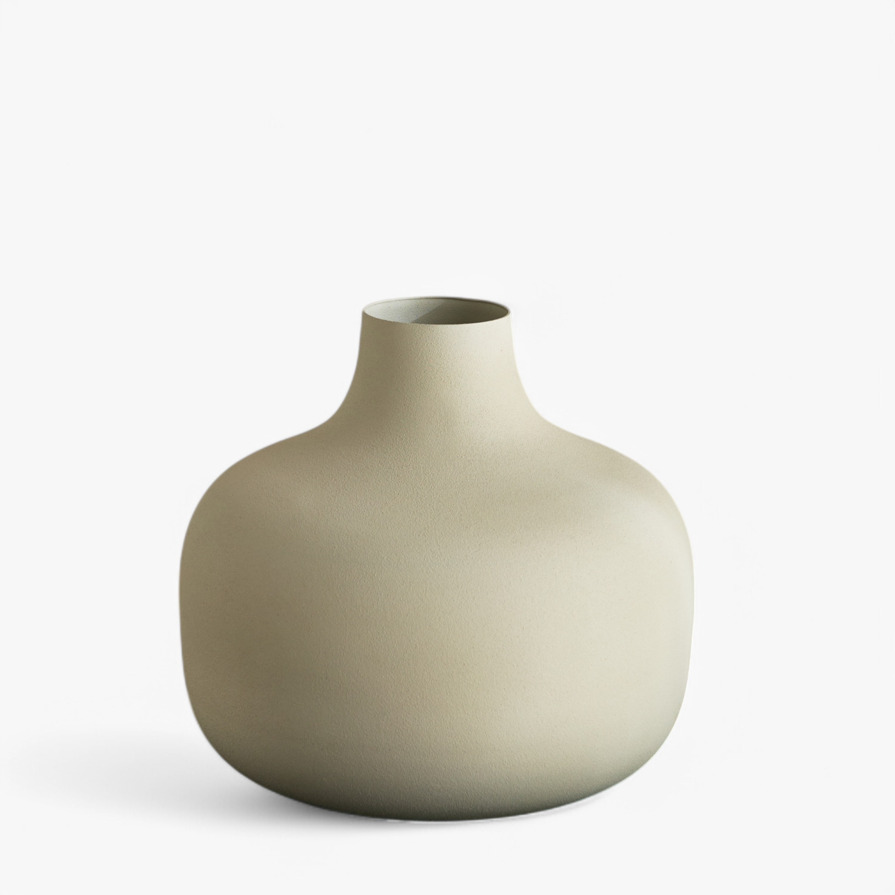 مزهرية معدن بتشطيب ستوكو من ليسي  - 24x24x21 سم-hbxbedroom-decorandaccessories-vases-image-5