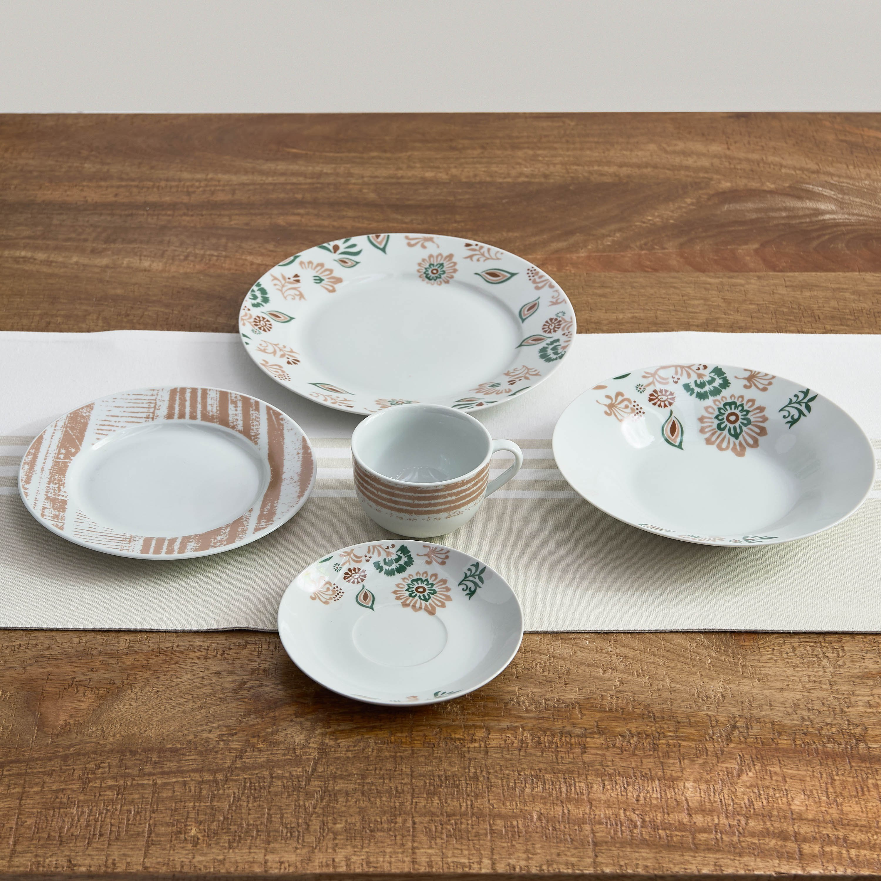 Atlanta 20-Piece Porcelain Fiesta Flair Dinner Set - Serves 4-hbxhomeware-hbxkitchen-image-2