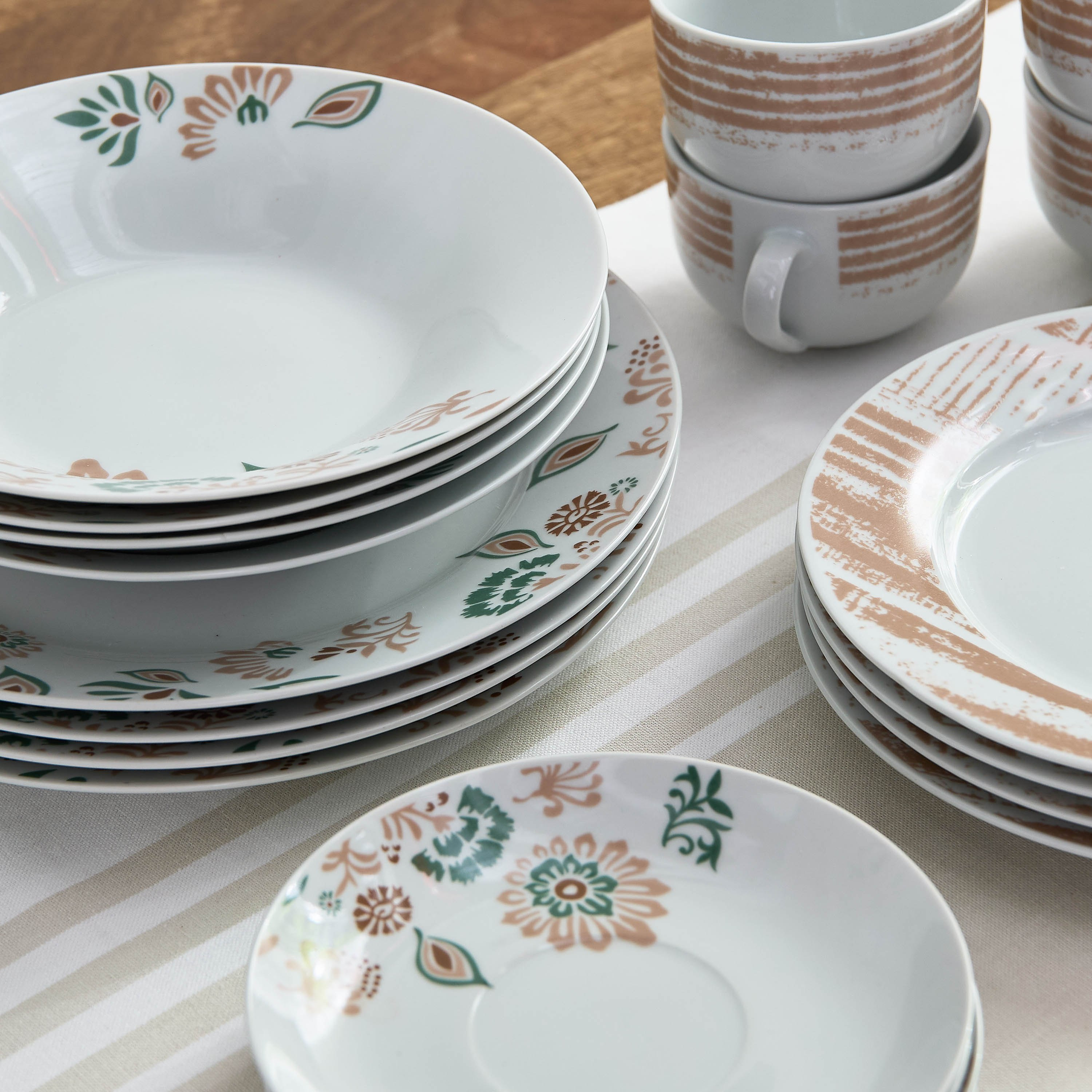 Atlanta 20-Piece Porcelain Fiesta Flair Dinner Set - Serves 4-hbxhomeware-hbxkitchen-image-3