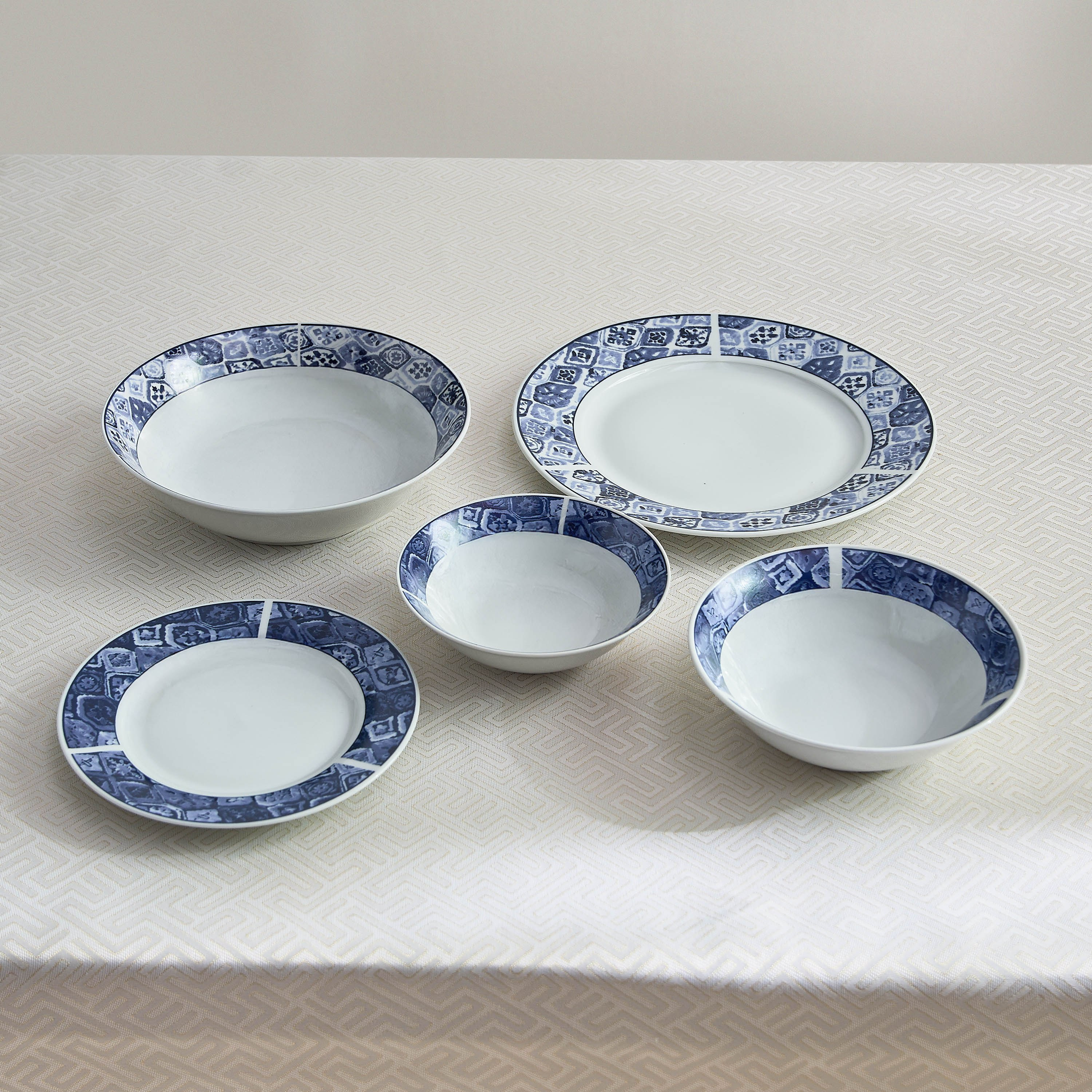 طقم عشاء 20 قطعة مغربي موزاييك من بريستول - يخدم 6 أفراد-hbxhomeware-hbxkitchen-image-2
