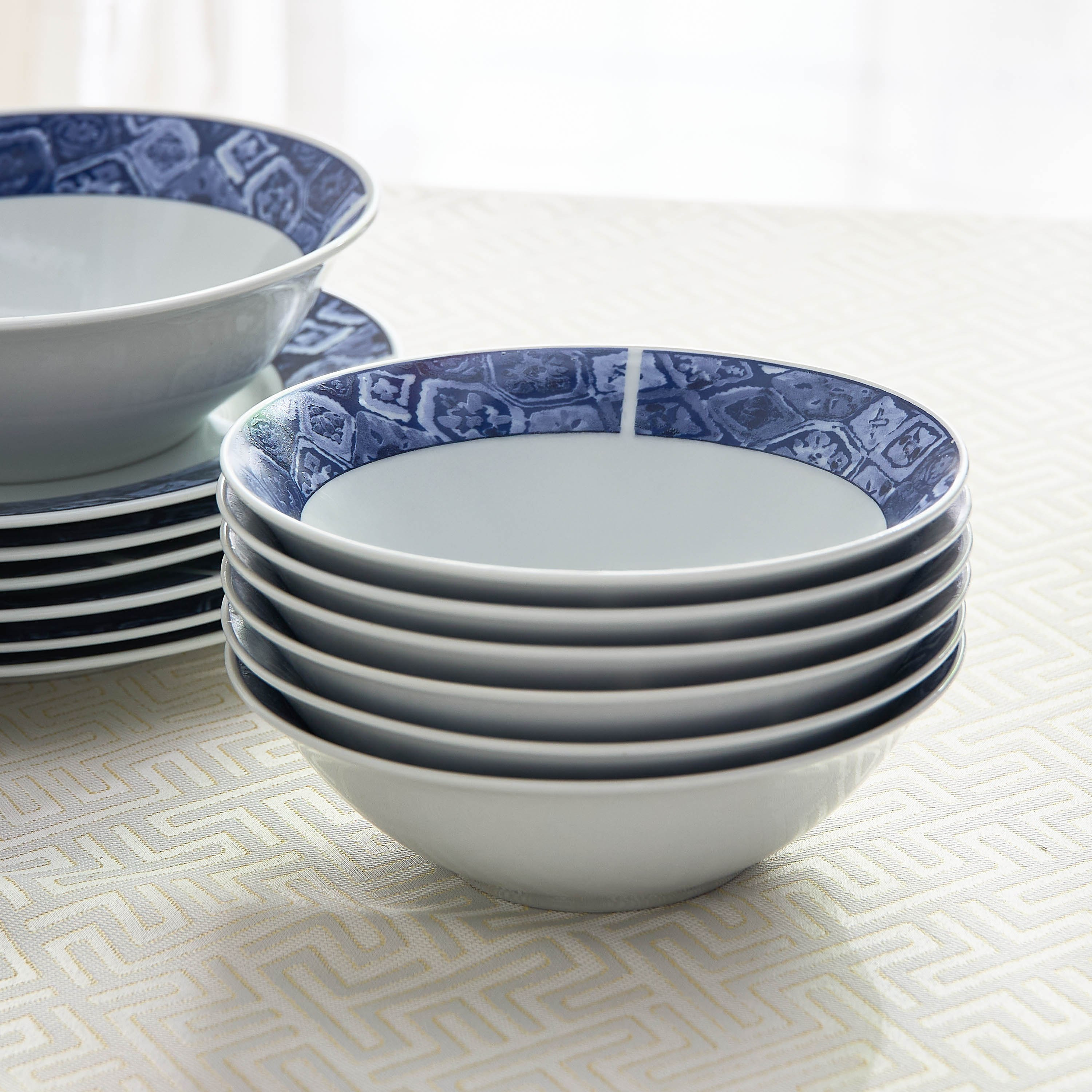 طقم عشاء 20 قطعة مغربي موزاييك من بريستول - يخدم 6 أفراد-hbxhomeware-hbxkitchen-image-3