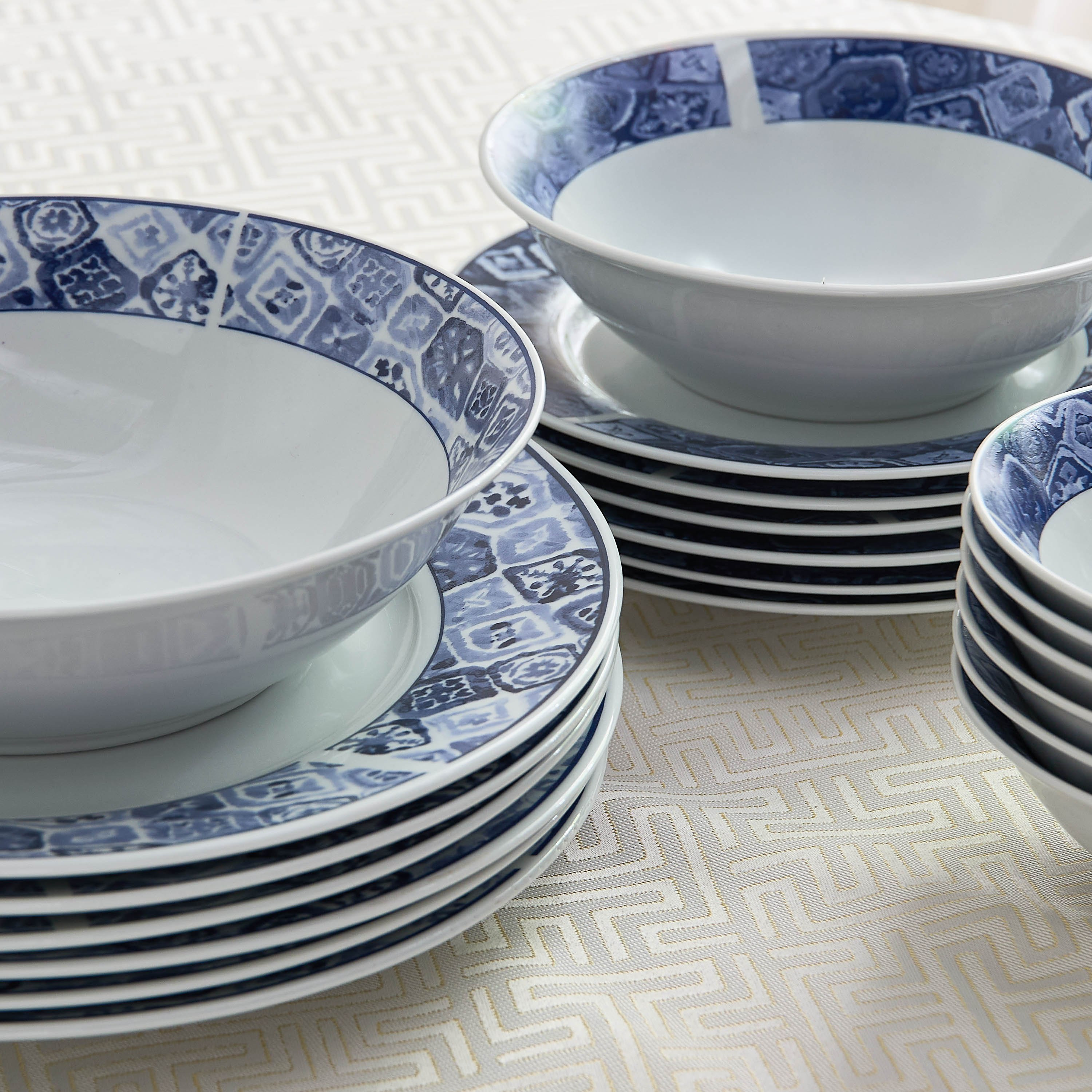 طقم عشاء 20 قطعة مغربي موزاييك من بريستول - يخدم 6 أفراد-hbxhomeware-hbxkitchen-image-4