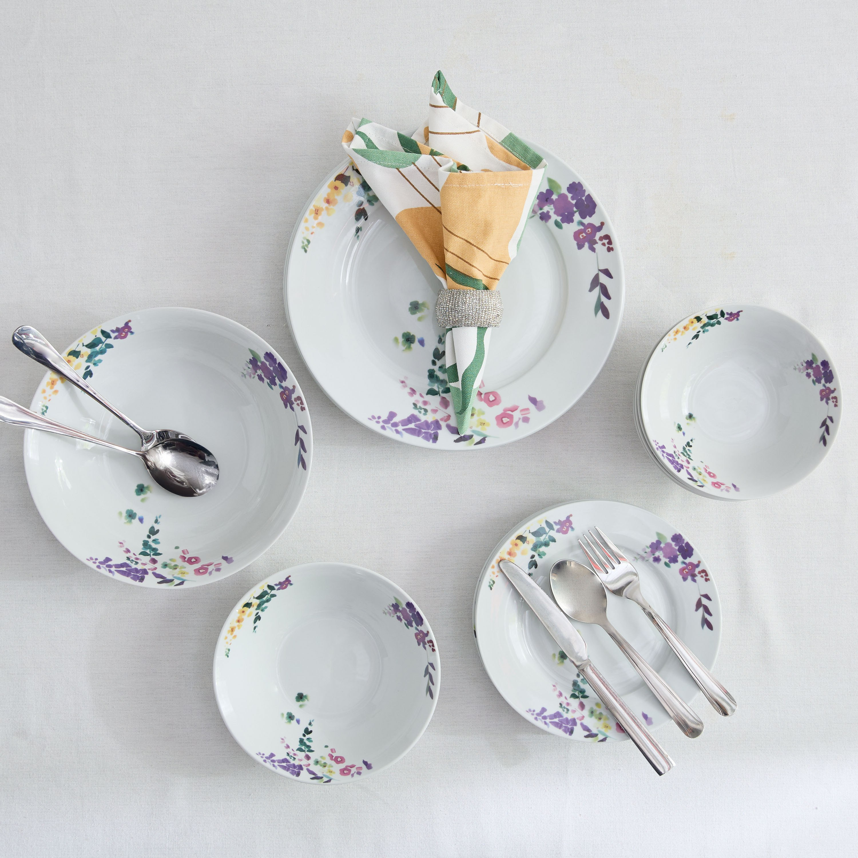 طقم عشاء 20 قطعة جاردن من بريستول - لـ 6 أفراد-hbxhomeware-hbxkitchen-image-1