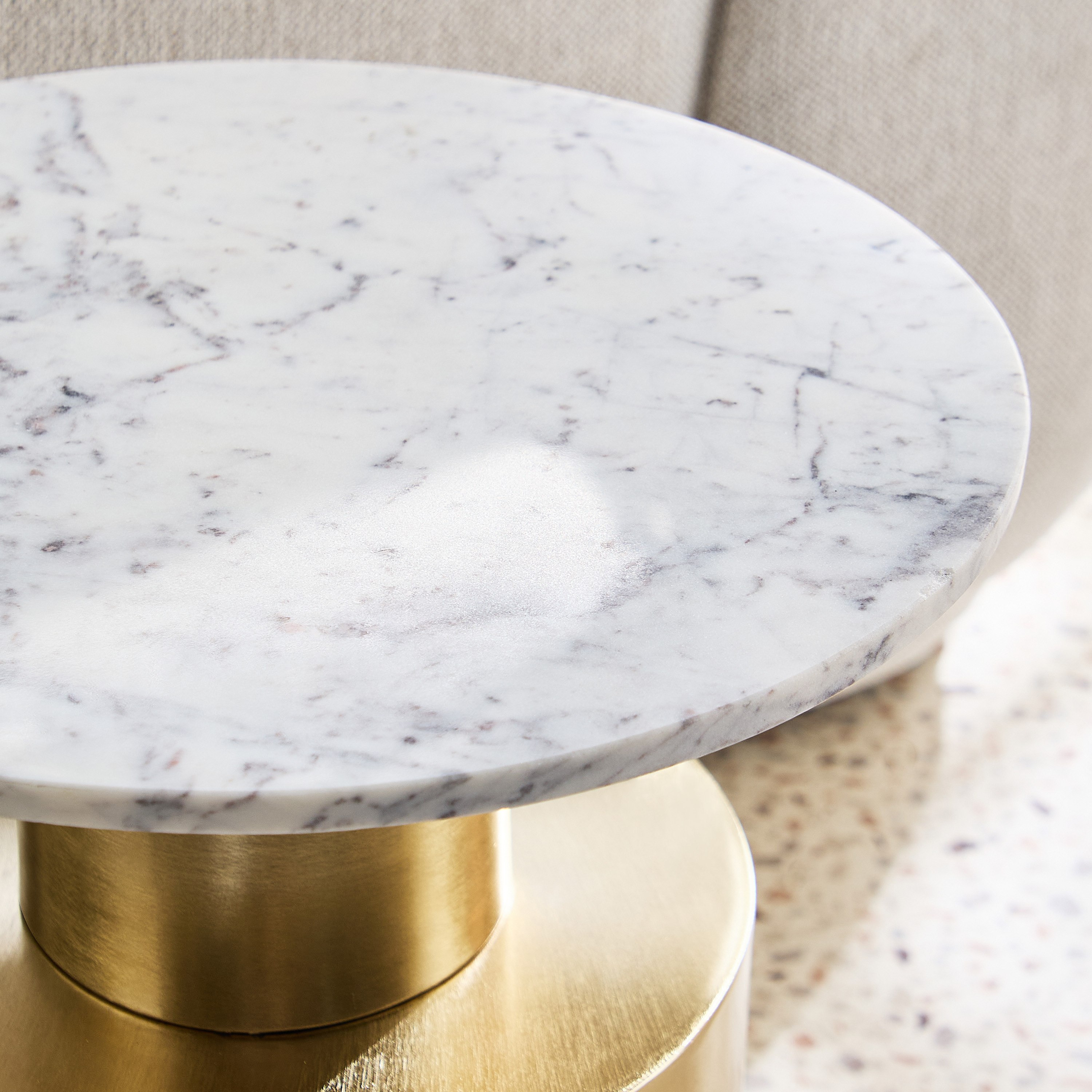 Cavon Carafe Genuine Marble Top End Table-hbxfurniture-livingroom-endtables-image-3