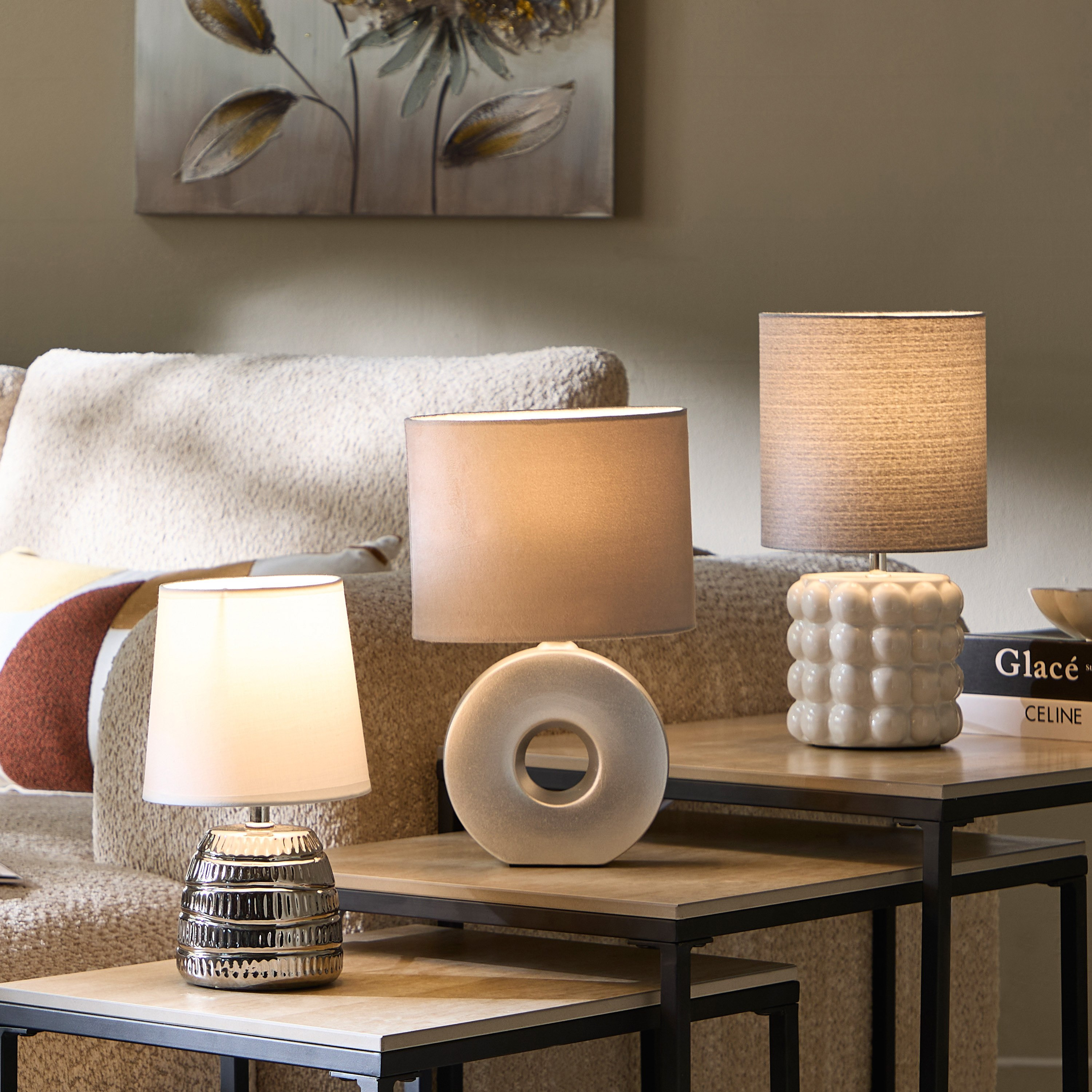 مصباح طاولة سيراميك مع غطاء من إمزاي - 25.5 سم-hbxlivingroom-lighting-tablelamps-image-4