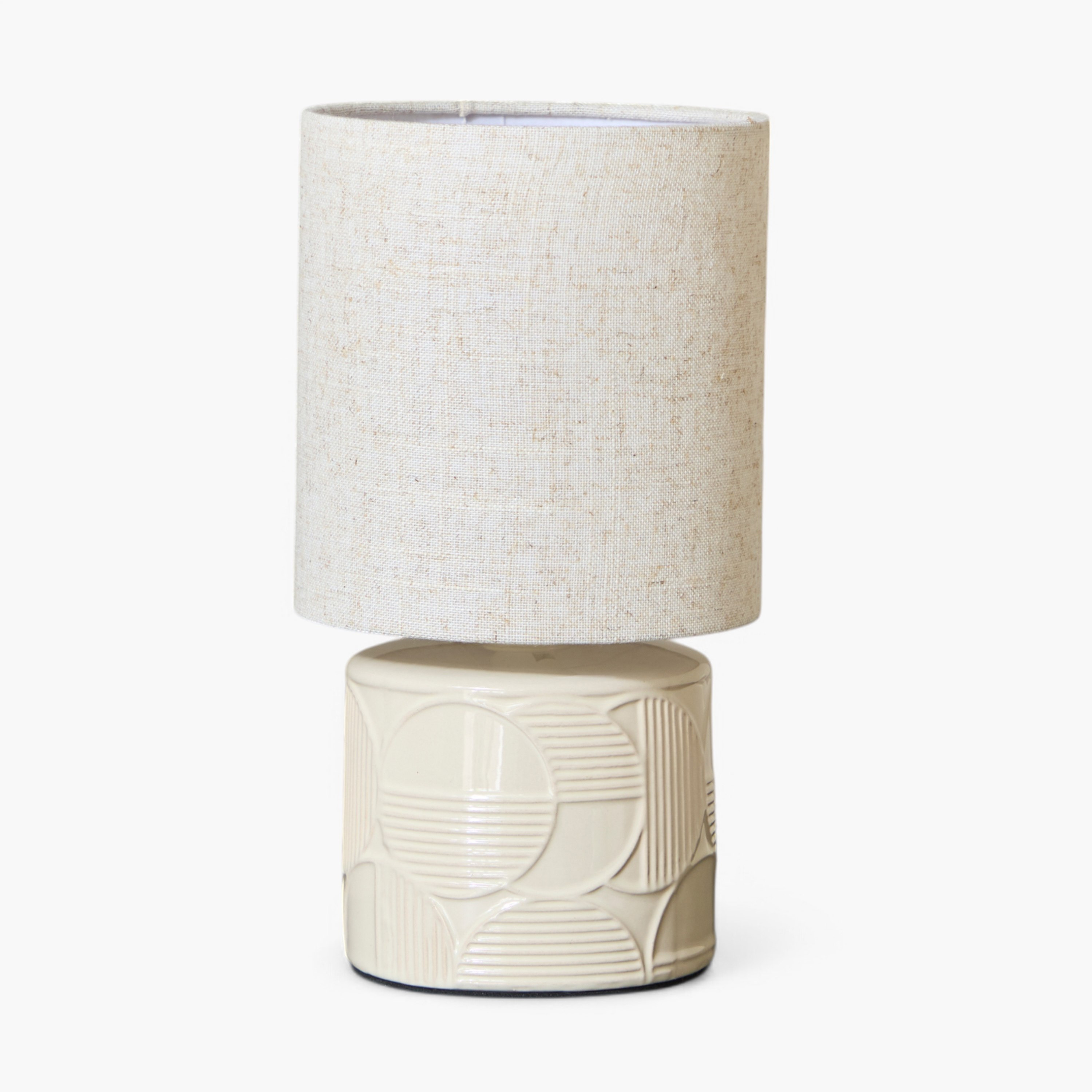 مصباح طاولة سيراميك مع غطاء كتان من إمزي - 29 سم-hbxlivingroom-lighting-tablelamps-image-6